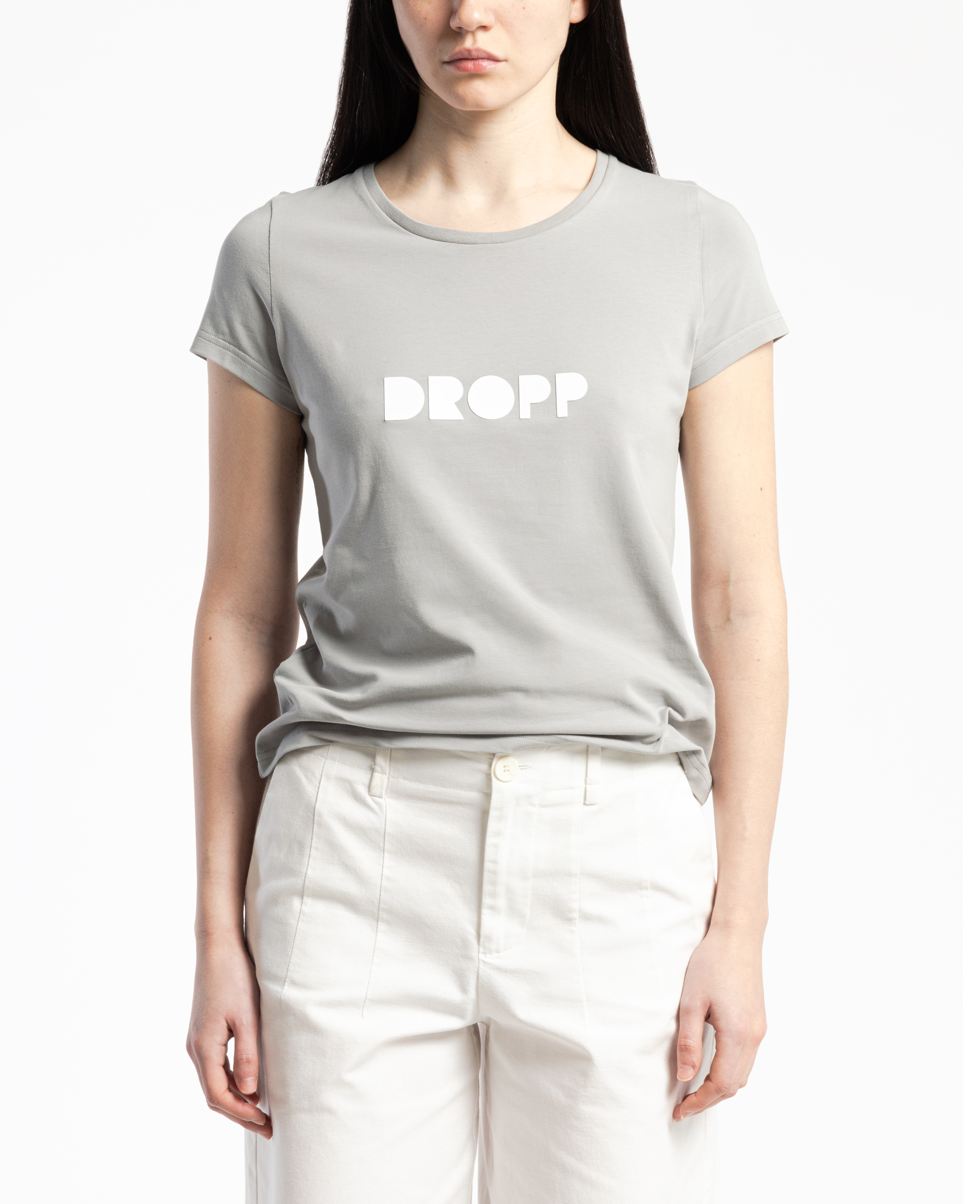 T-shirt Dropp DS Cinzento