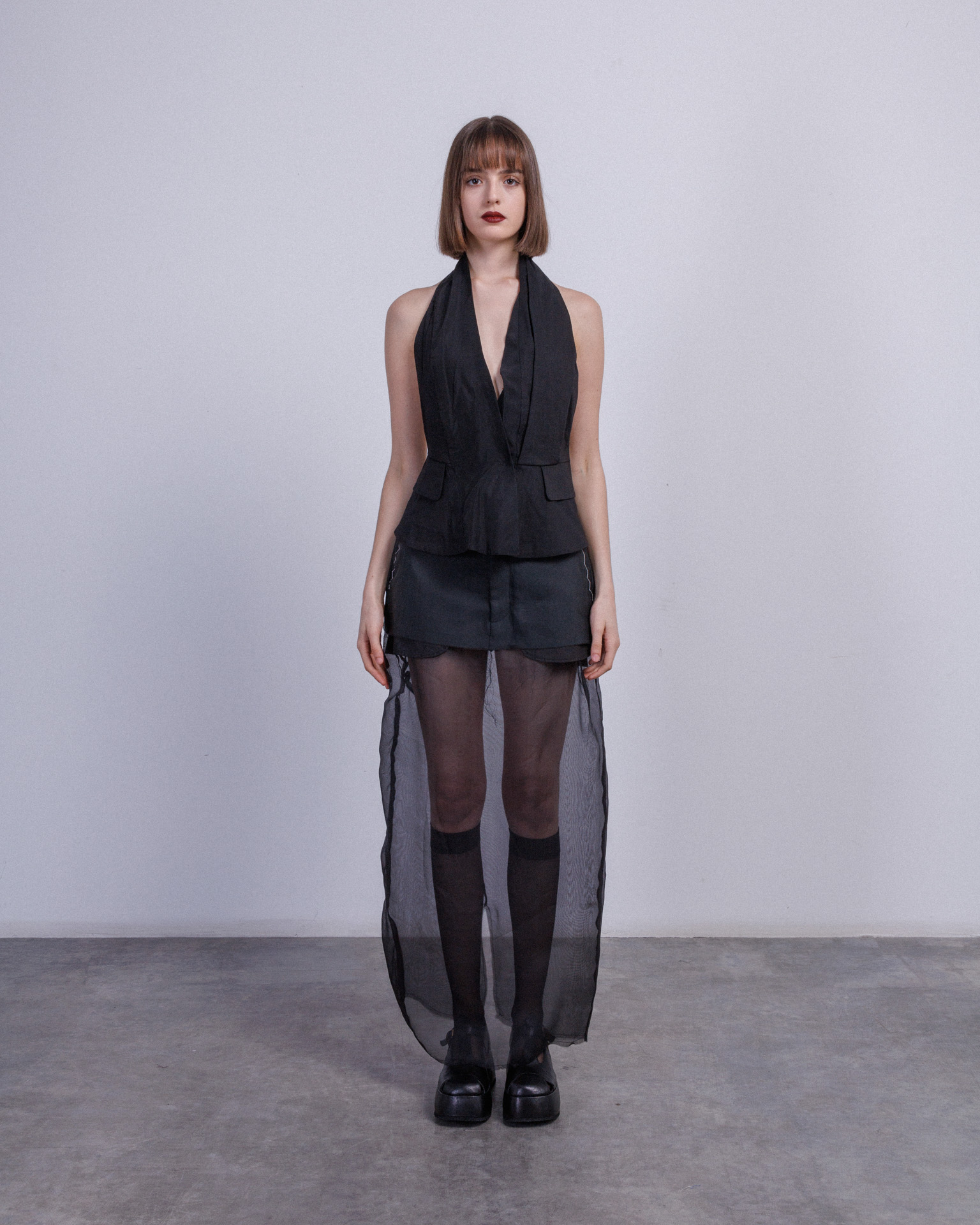 Colete Malloni M24E30566 Preto