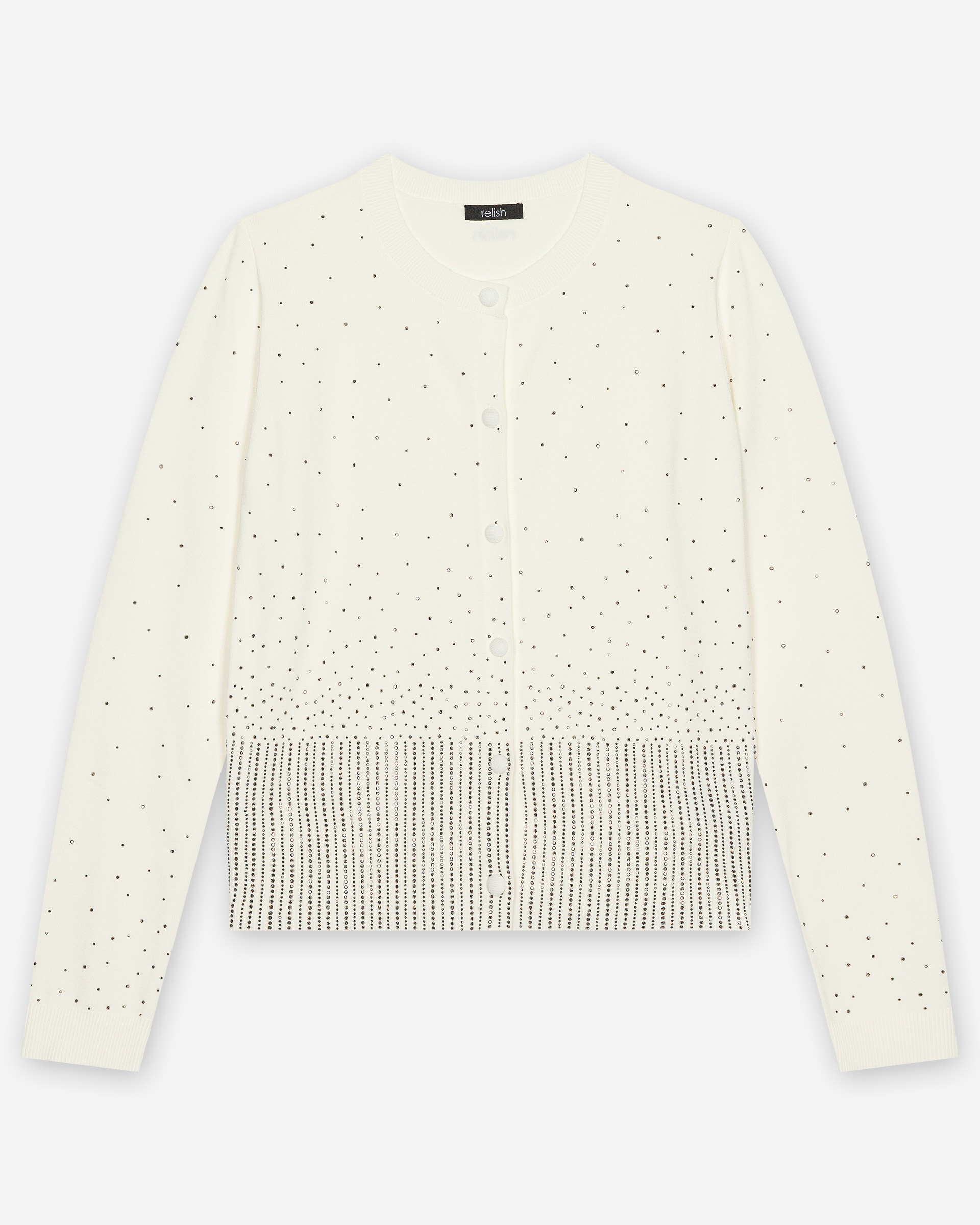 Casaco de malha Relish Moss Branco