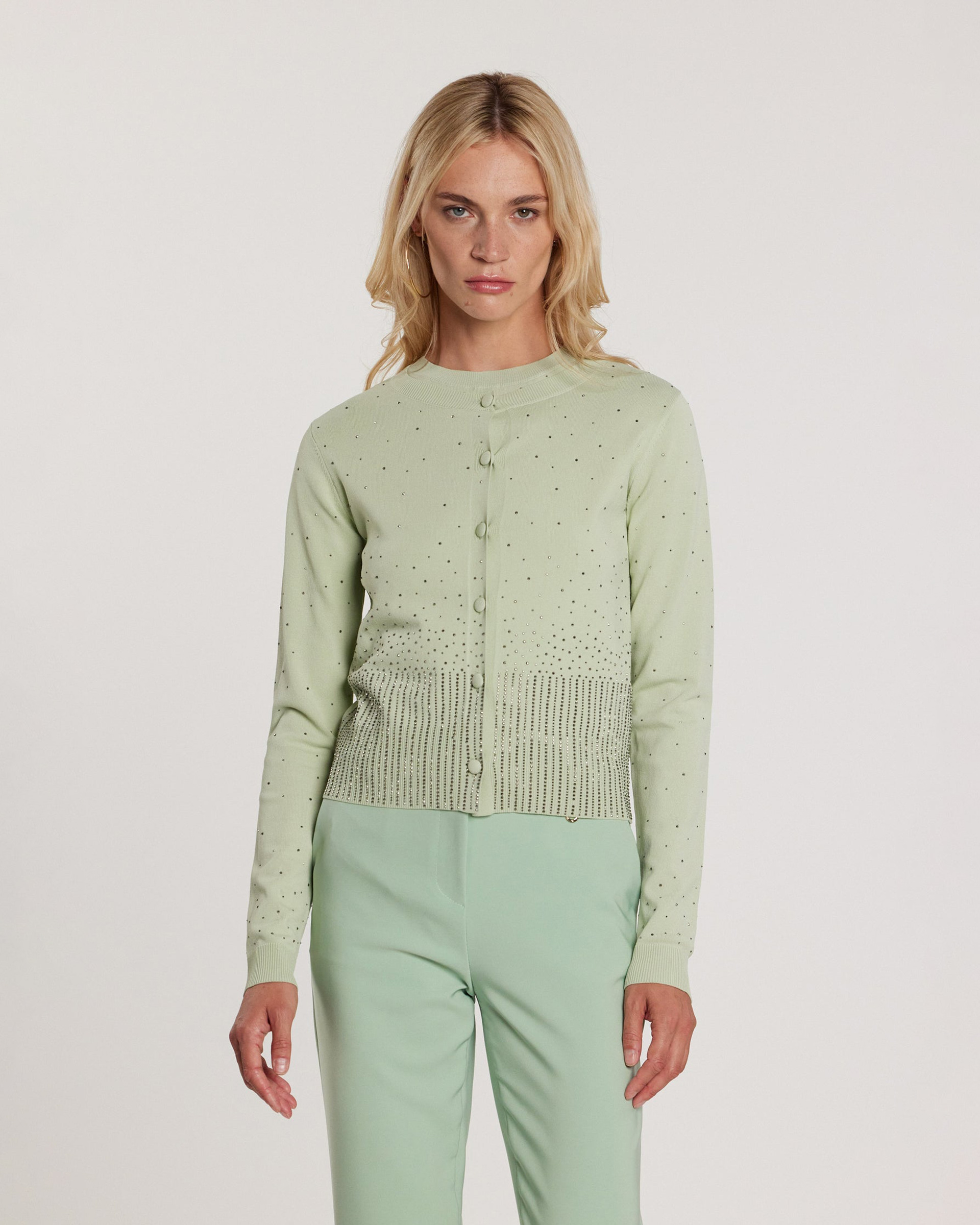 Casaco de malha Relish Moss Verde