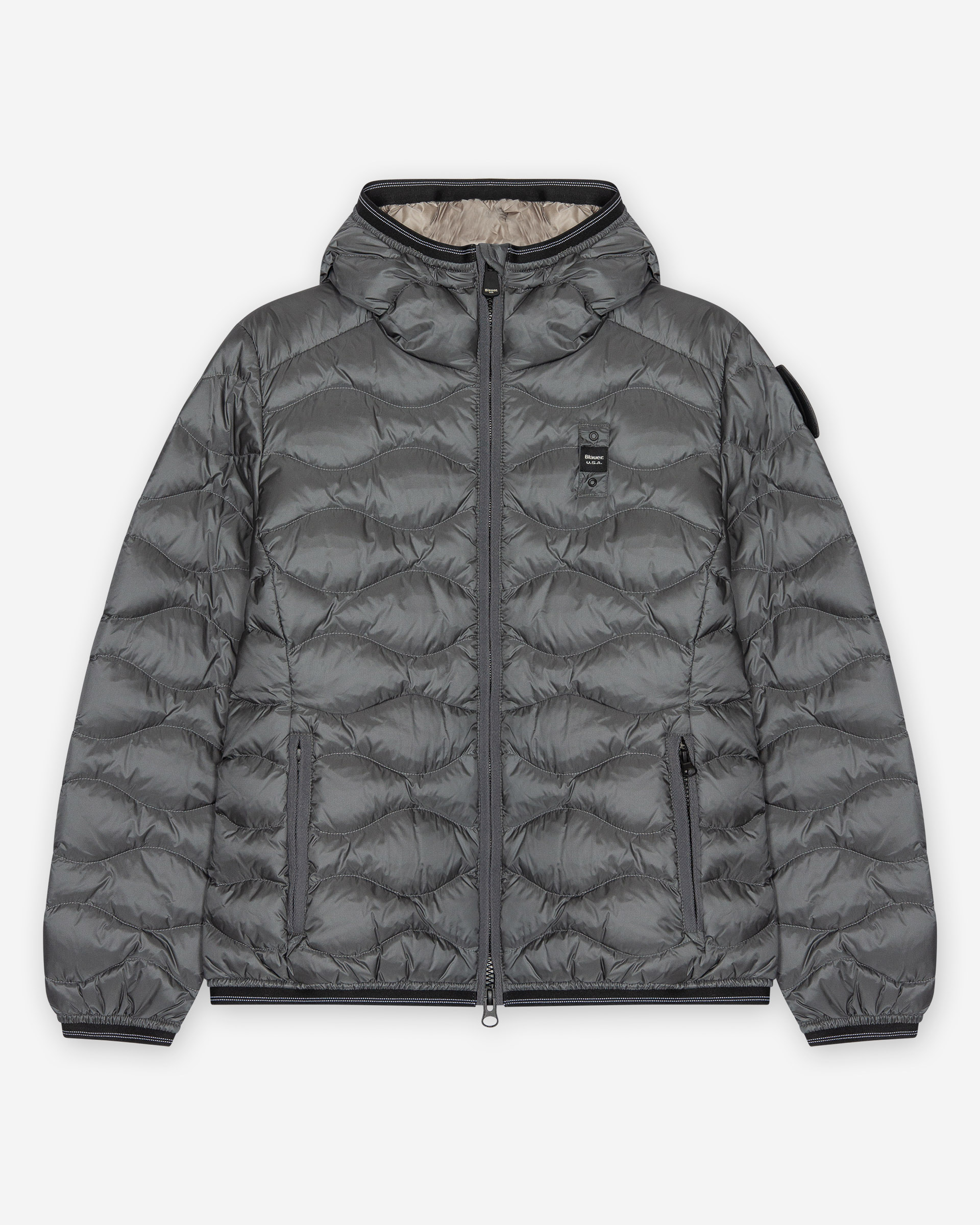 Blusão acolchoado Blauer 25WBLDC03095 Cinzento