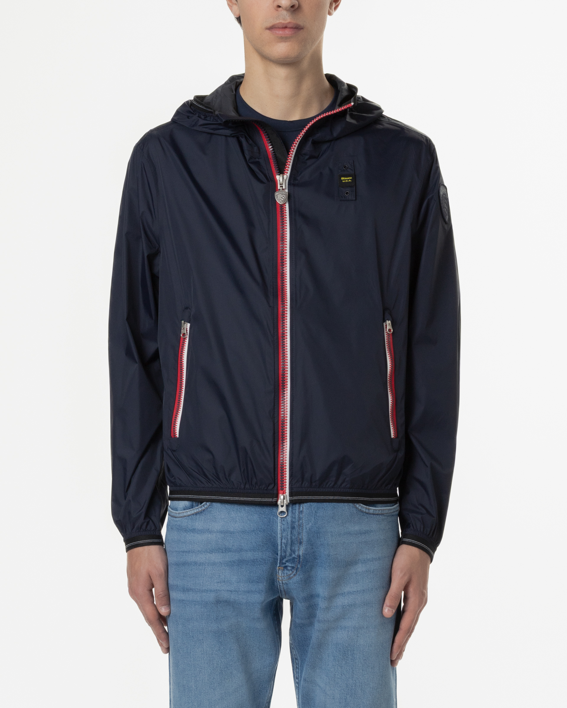 Corta-vento Blauer 25SBLUC11214 Azul