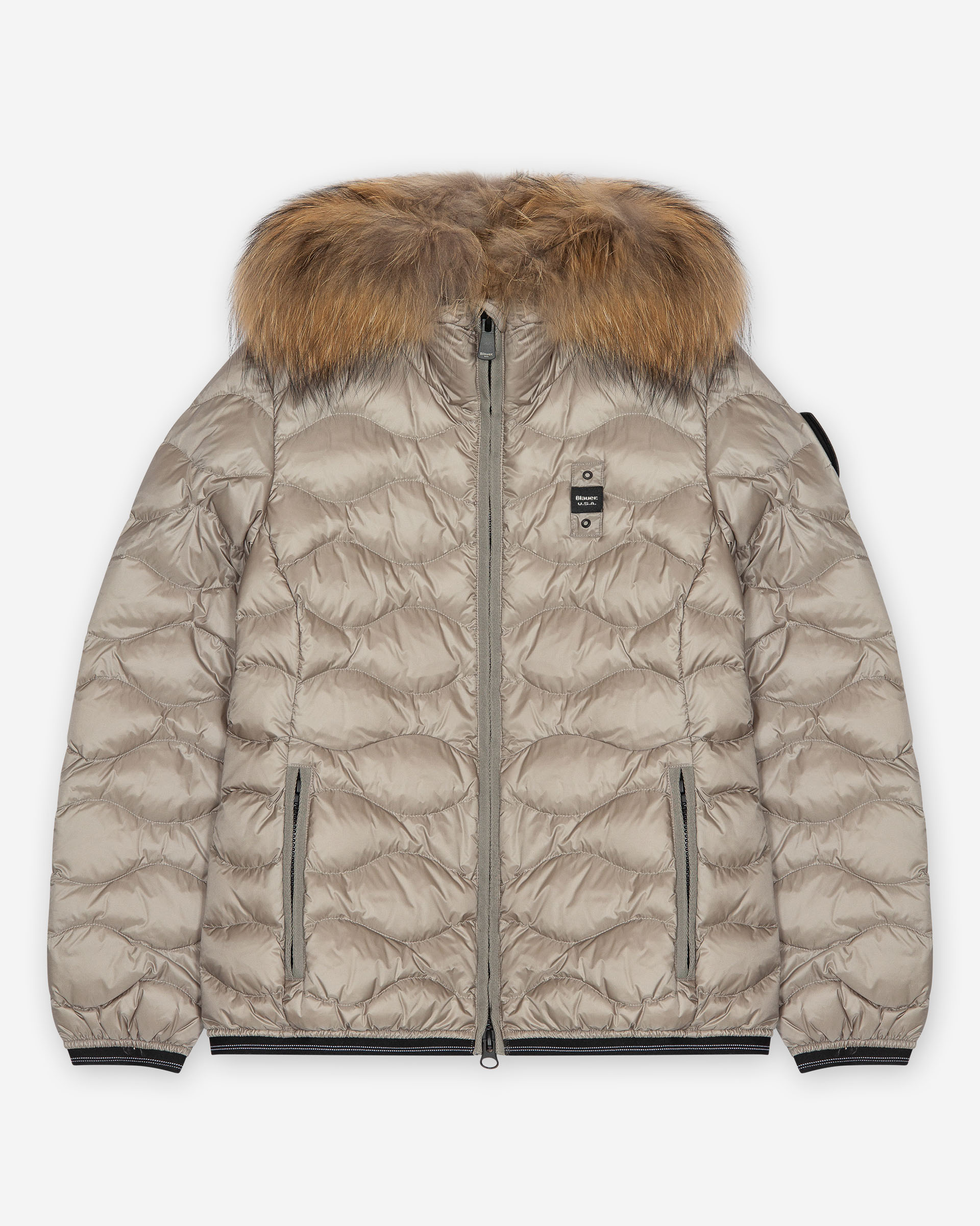 Blusão acolchoado Blauer 25WBLDC03096 Bege