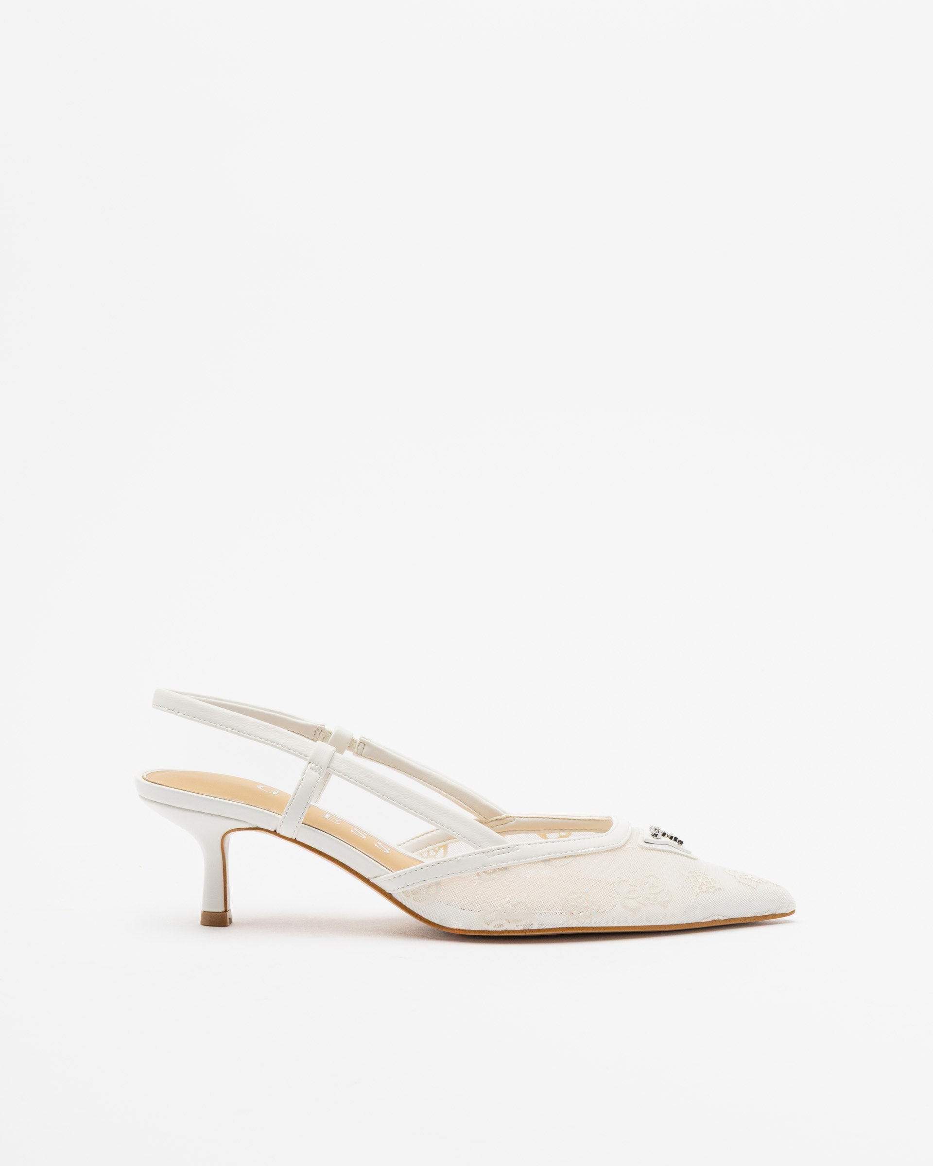 Sapato aberto atrás Guess YANNO Branco