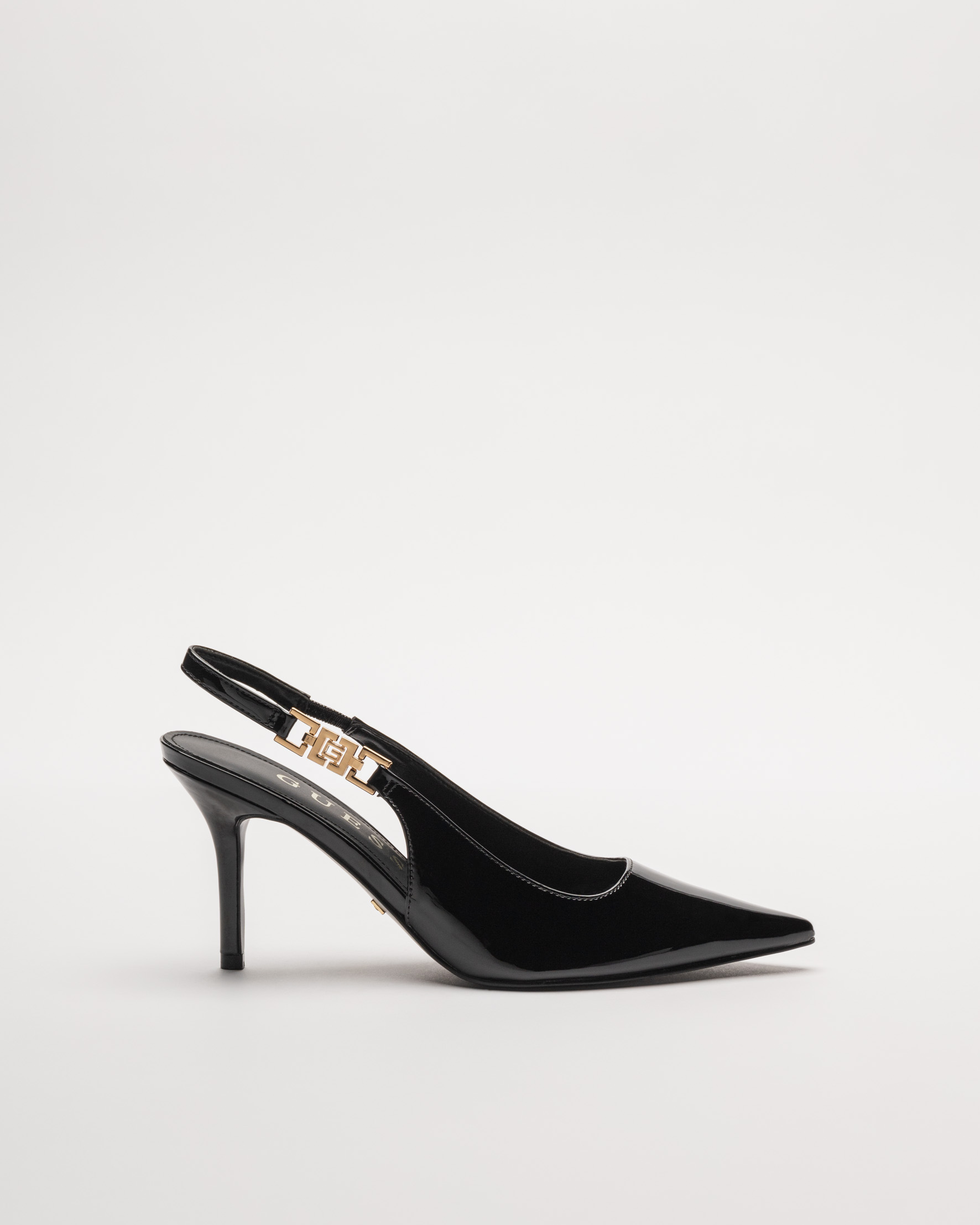 Sapato aberto atrás Guess FLPNAS Preto