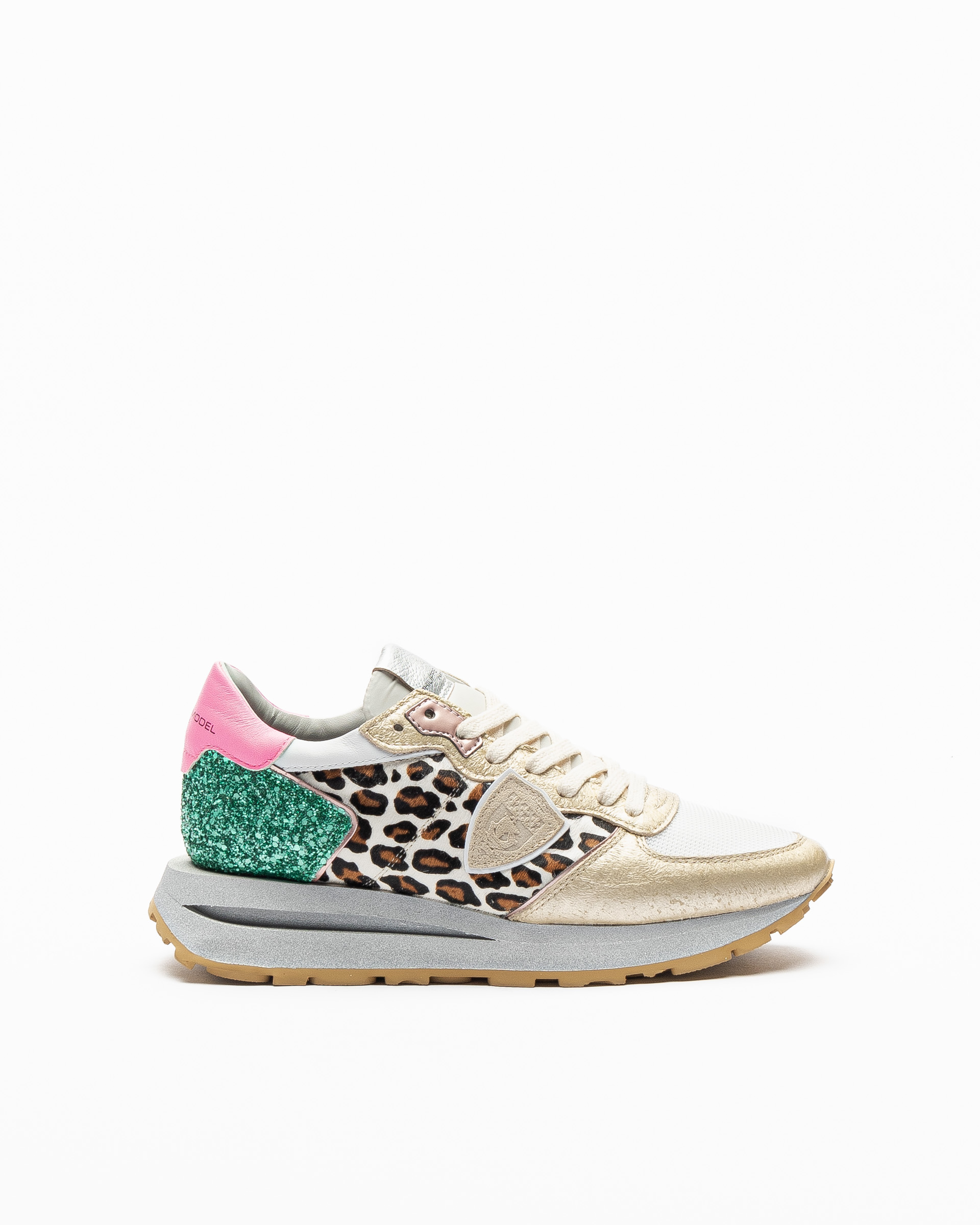 Sapatilhas Philippe Model Tropez Haute Low Woman Multicor