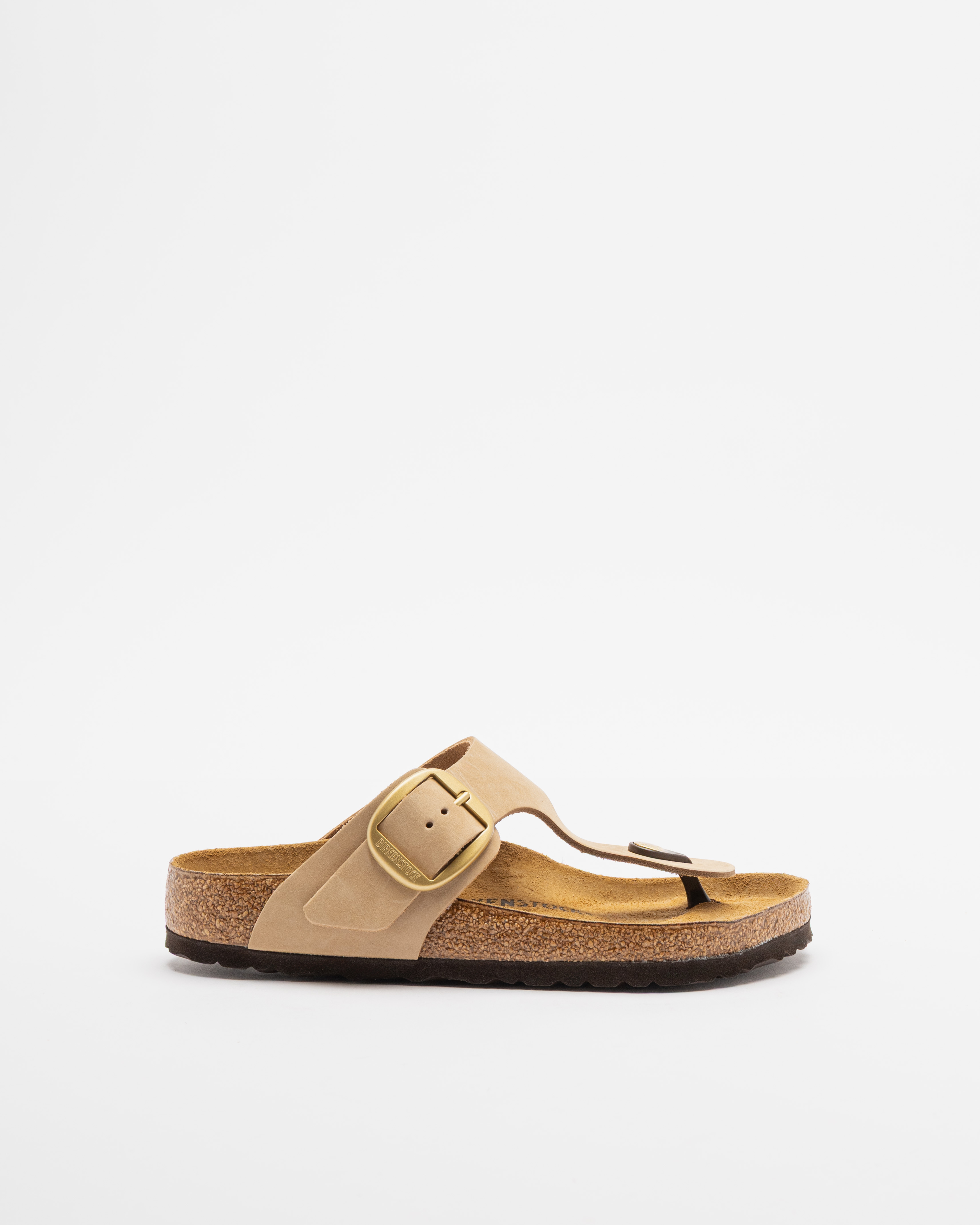 Chinelos Birkenstock Gizeh Big Buckle Bege
