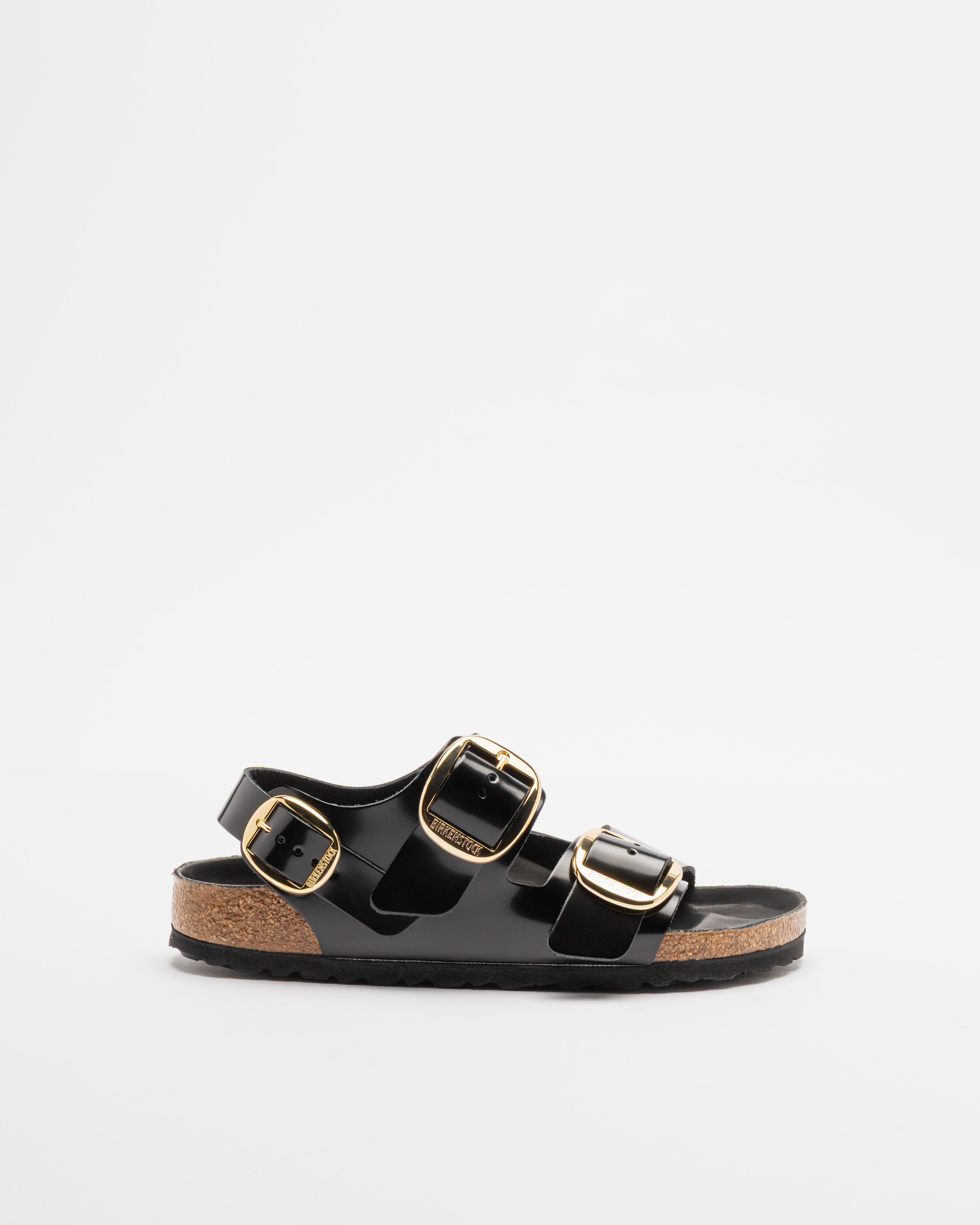 Sandálias Birkenstock Milano Big Buckle Preto