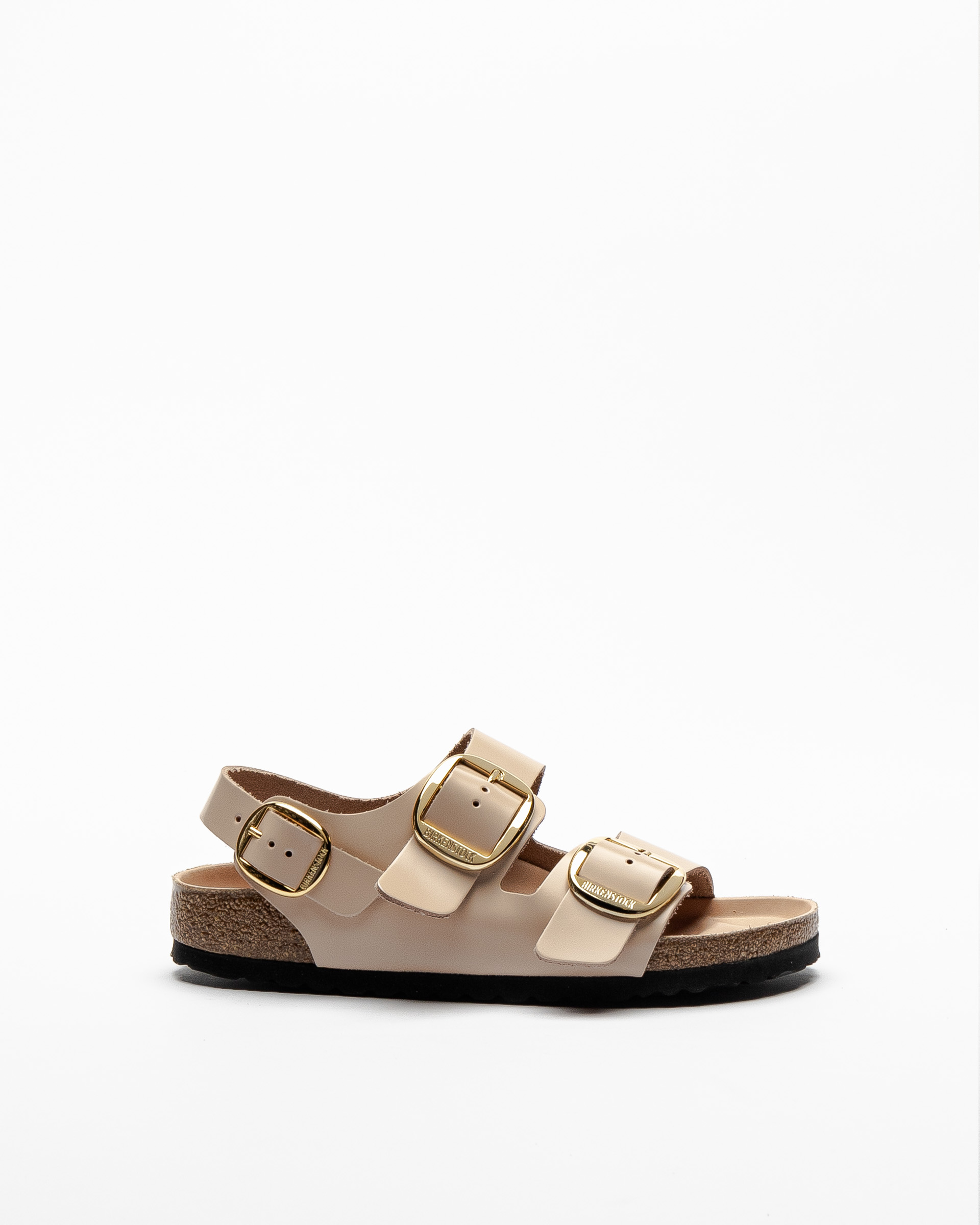 Sandálias Birkenstock Milano Big Buckle Bege