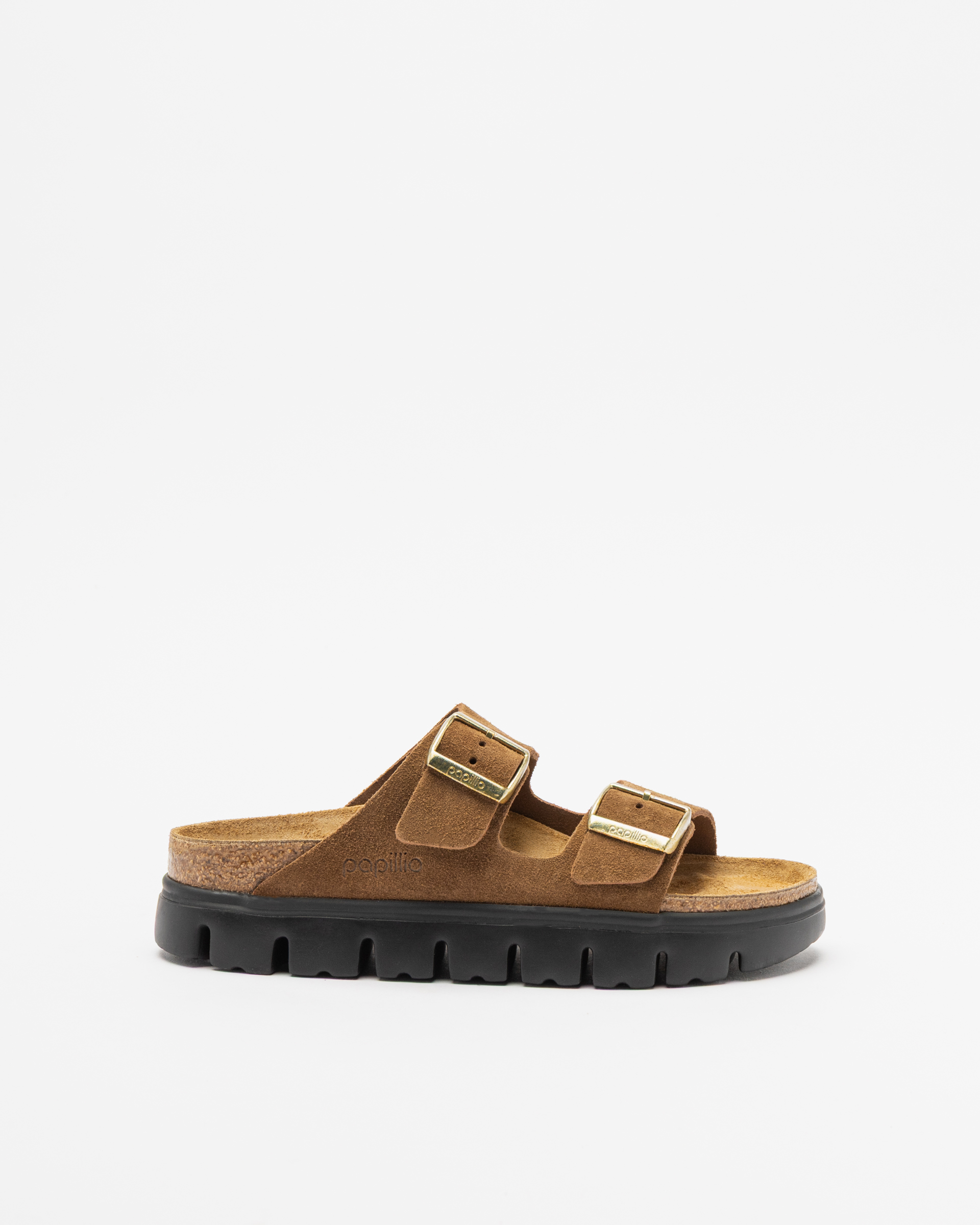 Sandálias Birkenstock Arizona Pap Chunky Camel