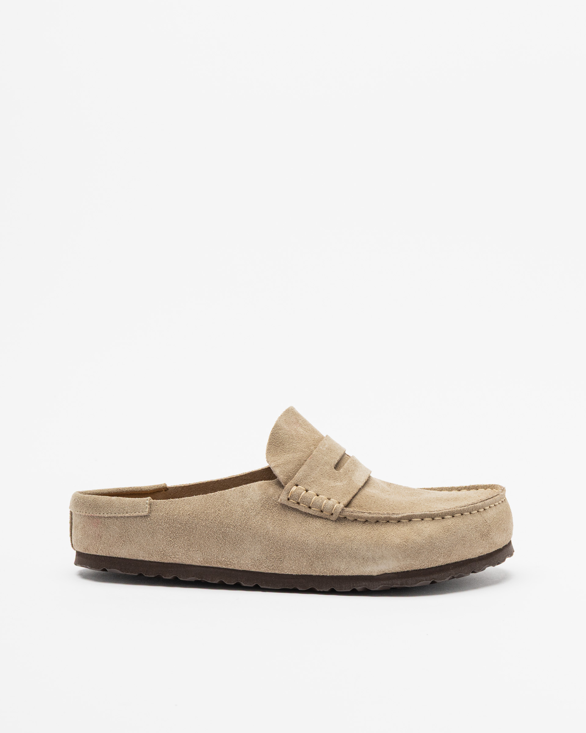 Chinelos Birkenstock Naples Wrapped Taupe