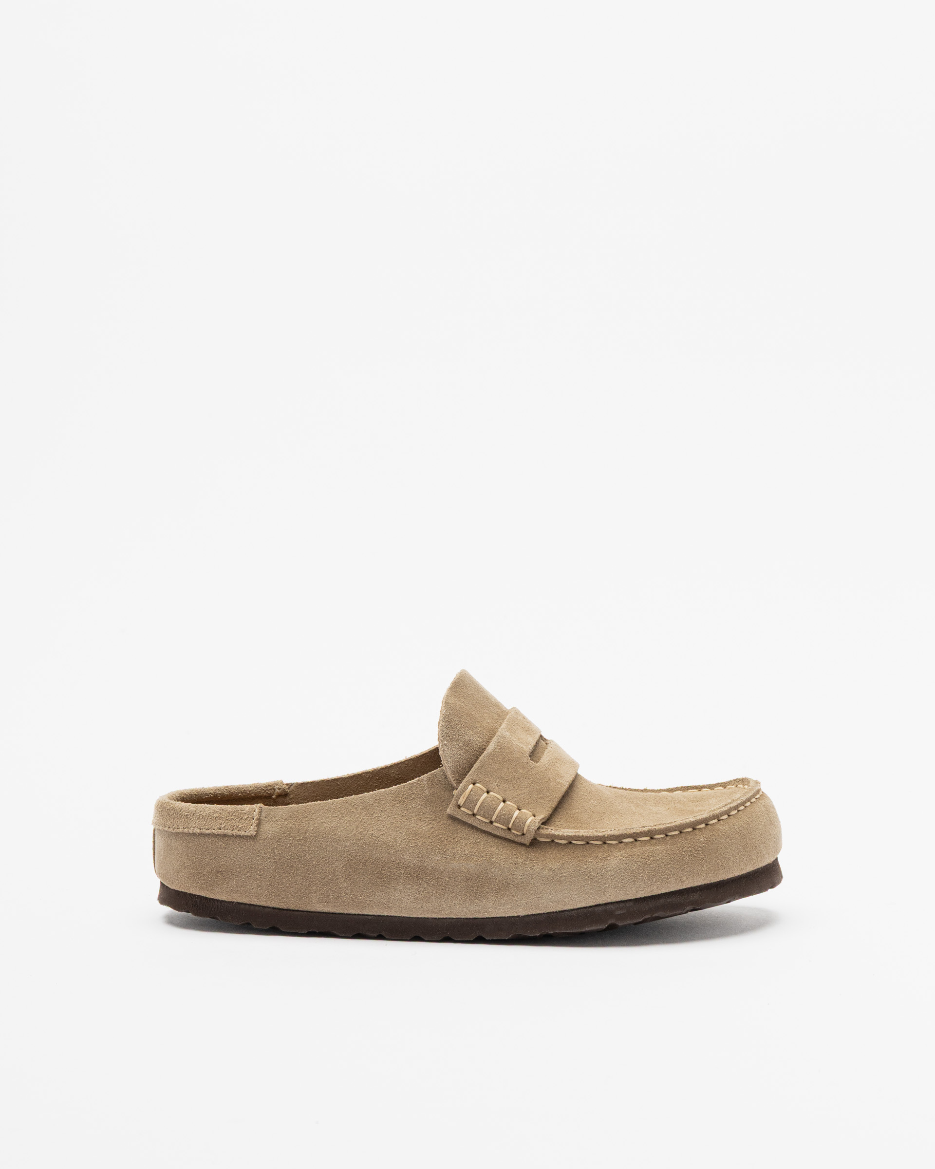 Chinelos Birkenstock Naples Wrapped Taupe
