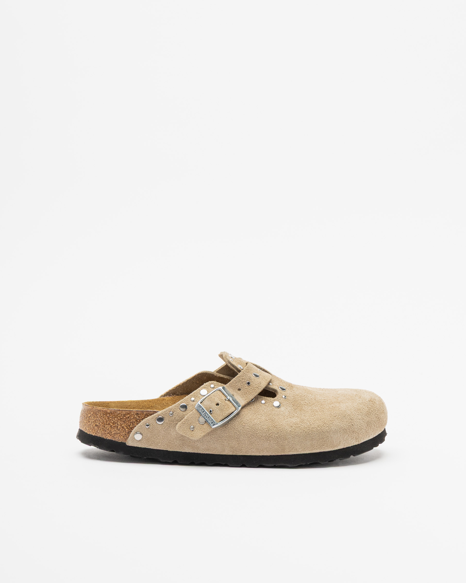Socas Birkenstock Boston Rivets Taupe