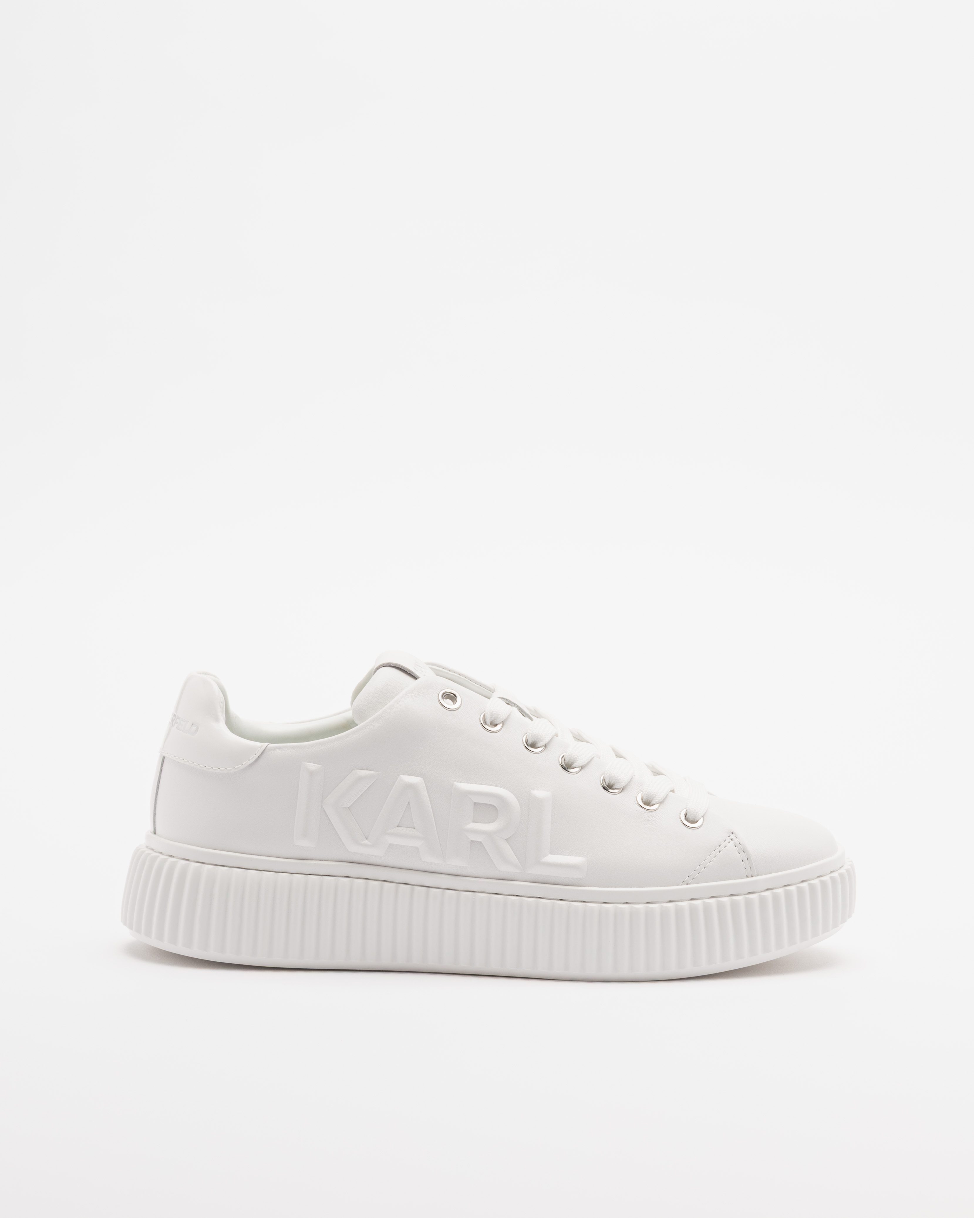 Sapatilhas Karl Lagerfeld Kaprika Geometrikarl Logo Branco