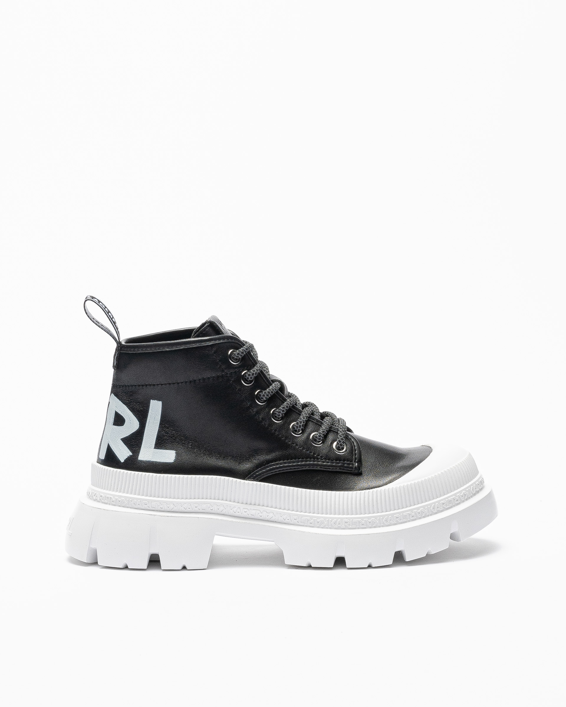 Sapatilhas Karl Lagerfeld Trekka Max Brush Logo Hiker Preto