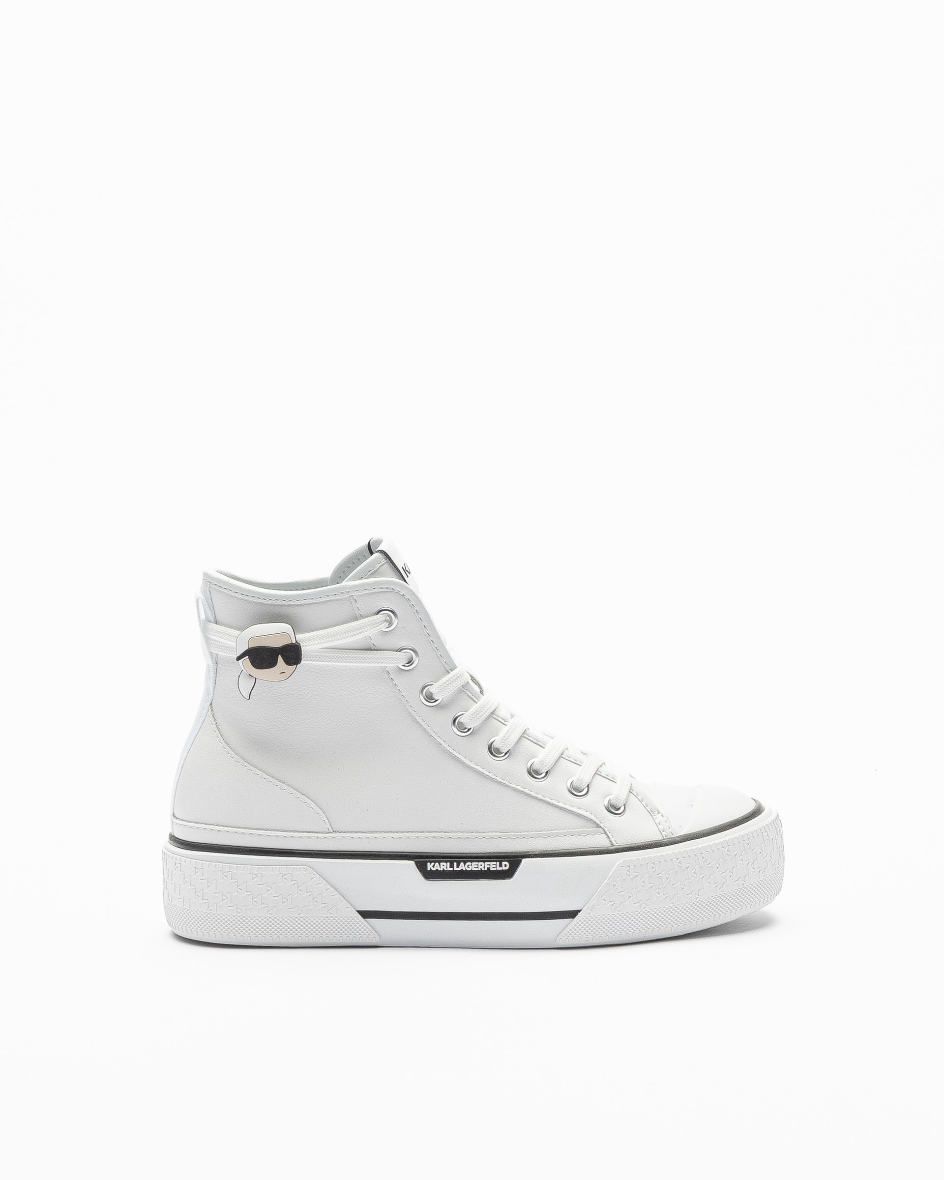 Sapatilhas brancas Karl Lagerfeld Kampus Max III Karl NFT Keeper Hi Branco