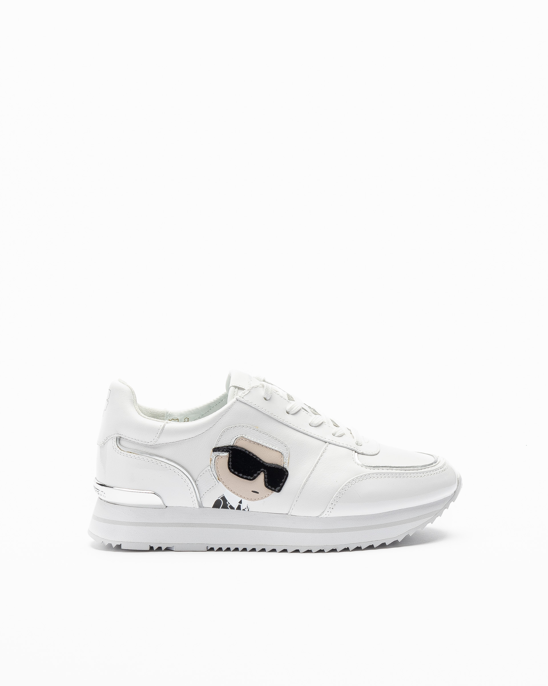 Sapatilhas Karl Lagerfeld Velocita II Karl NFT Lo Lace Branco