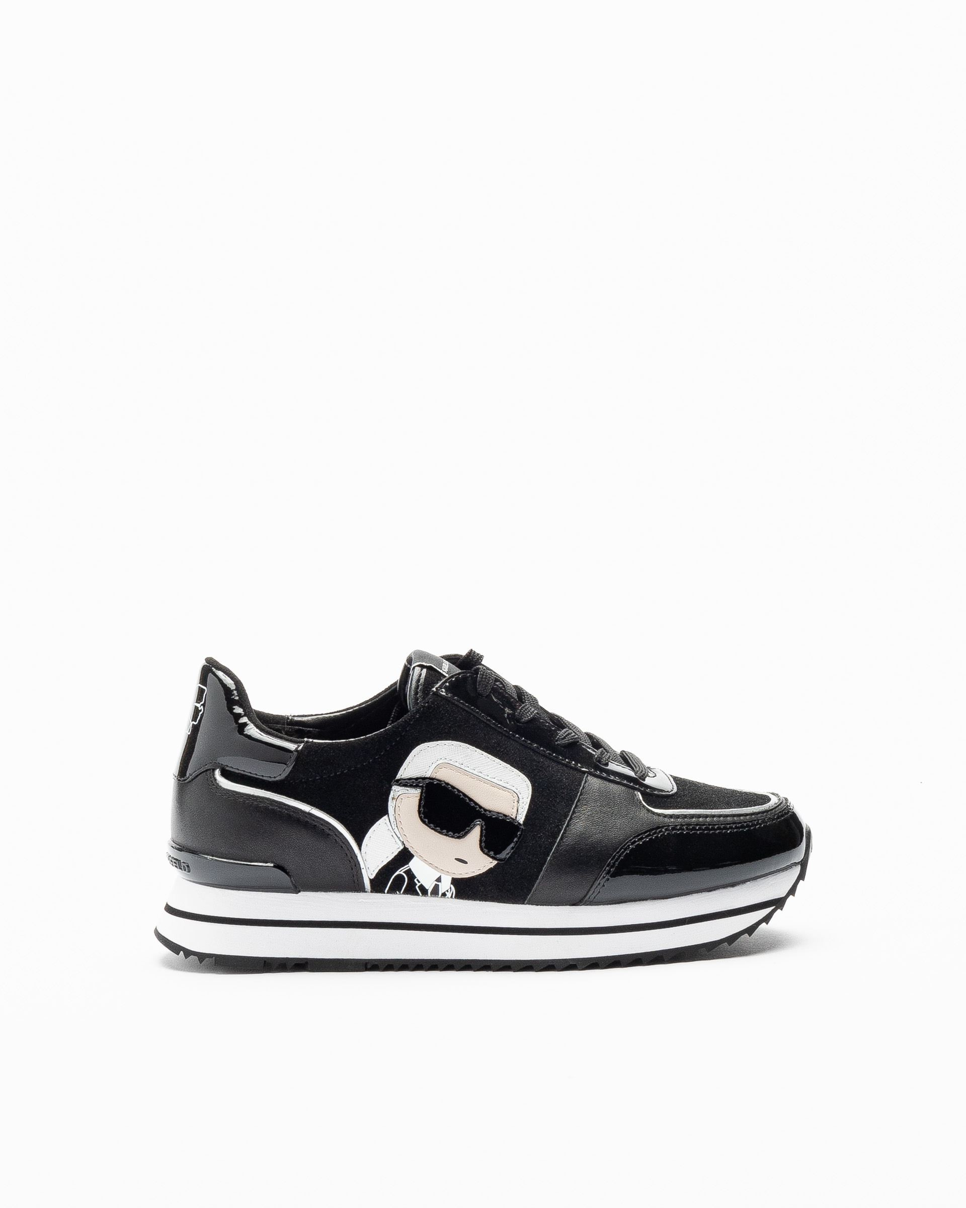 Sapatilhas Karl Lagerfeld Velocita II Karl NFT Lo Lace Preto