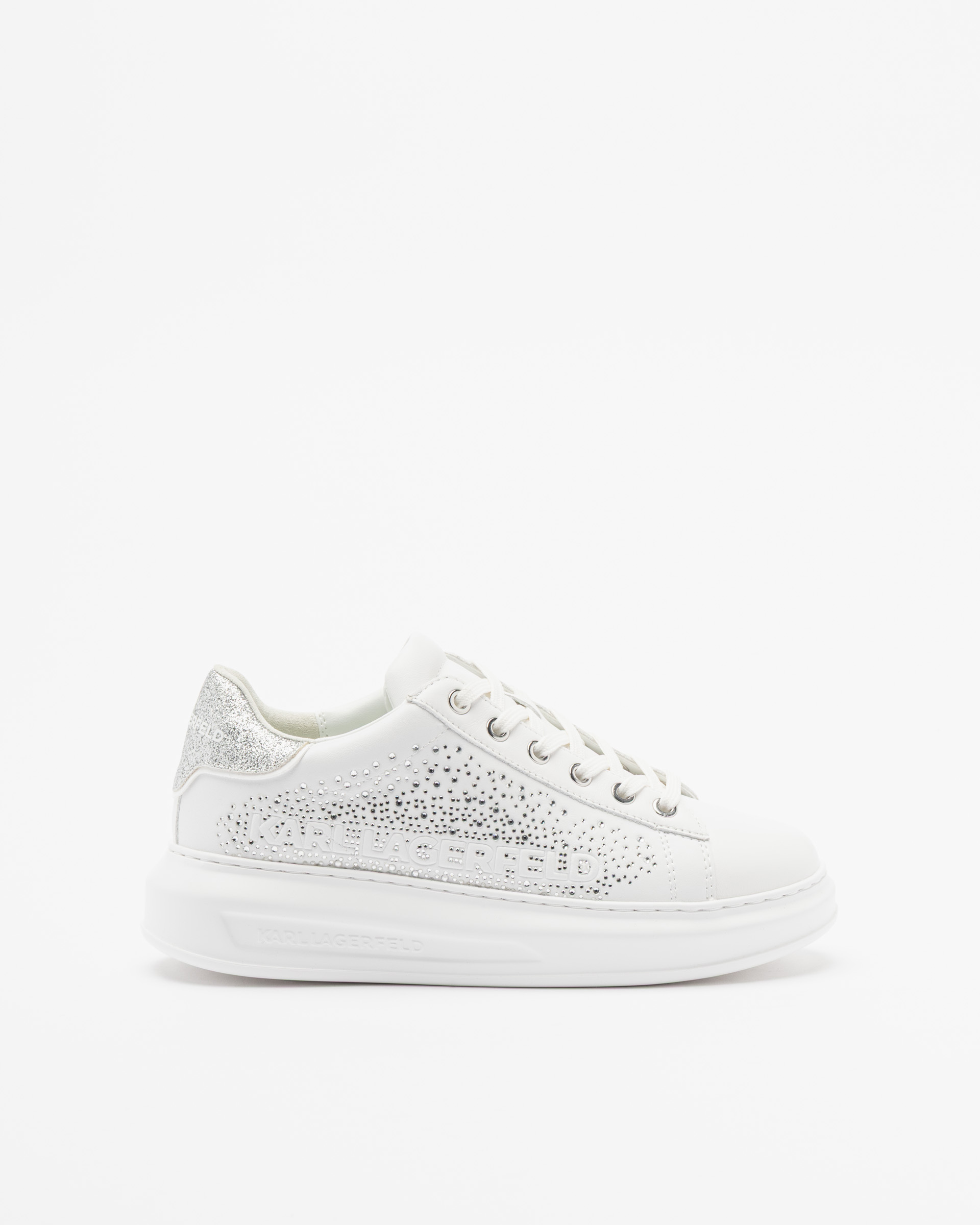 Sapatilhas brancas Karl Lagerfeld Kapri Konstellation Branco