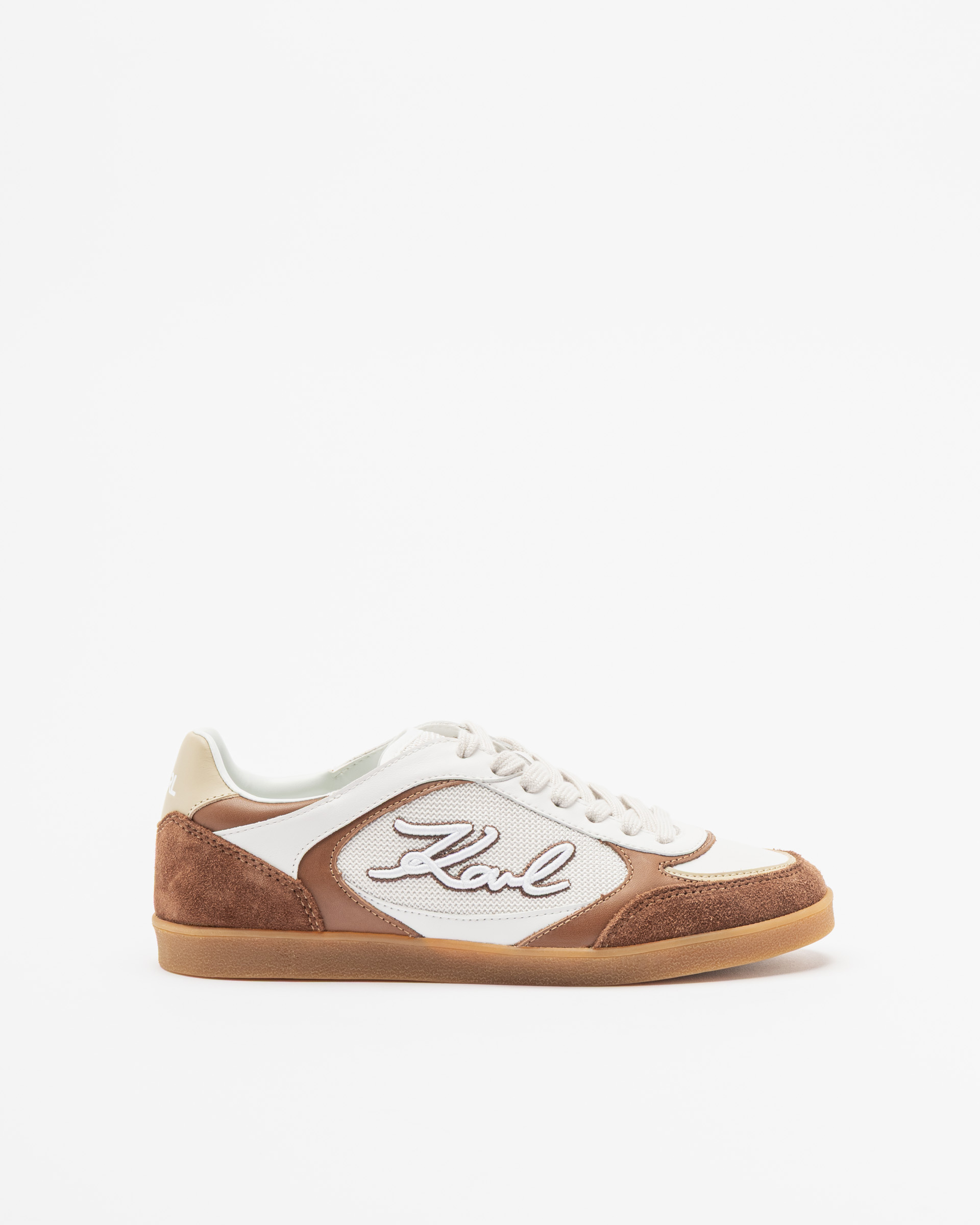 Sapatilhas Karl Lagerfeld Kandidate Signia Embro Patch Branco