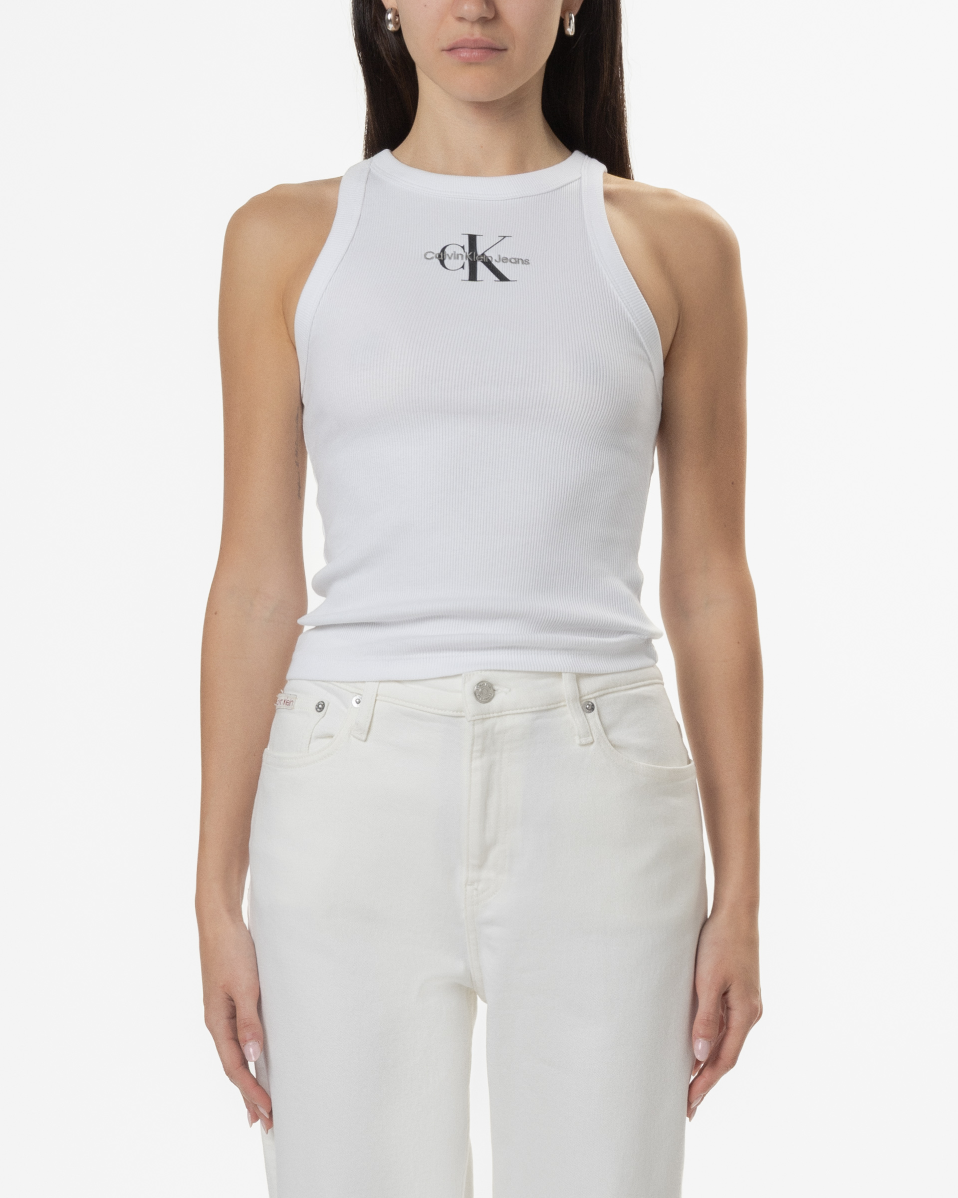 Top Calvin Klein Jeans J20J225301 Branco