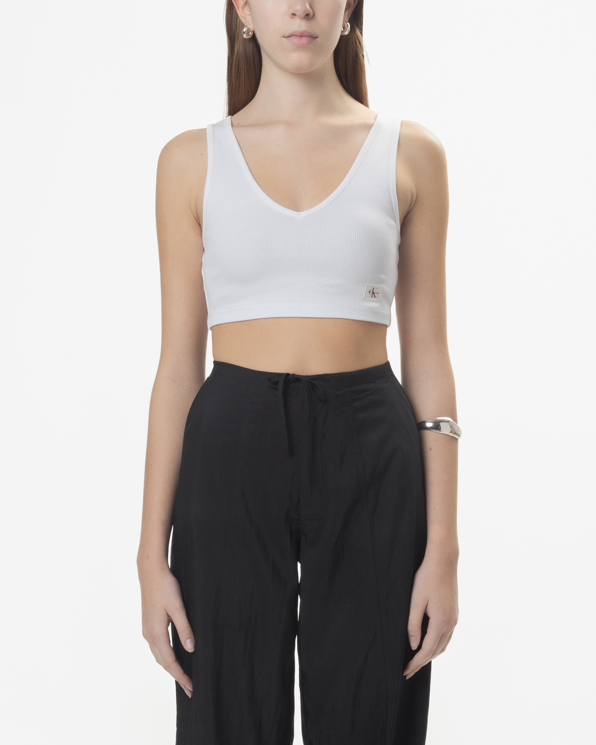 Top Calvin Klein Jeans J20J225308 Branco