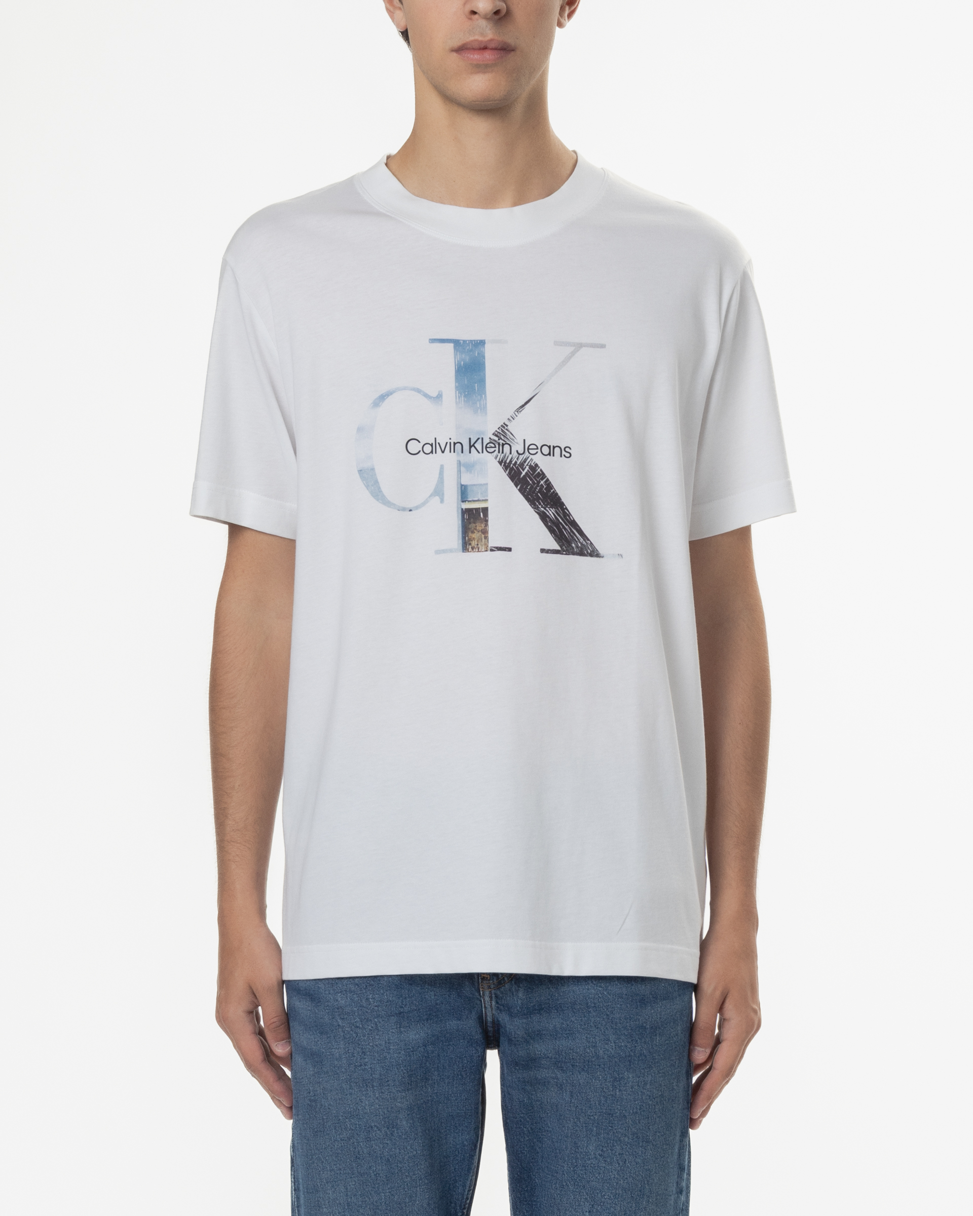 T-shirt Calvin Klein Jeans J30J327483 Branco