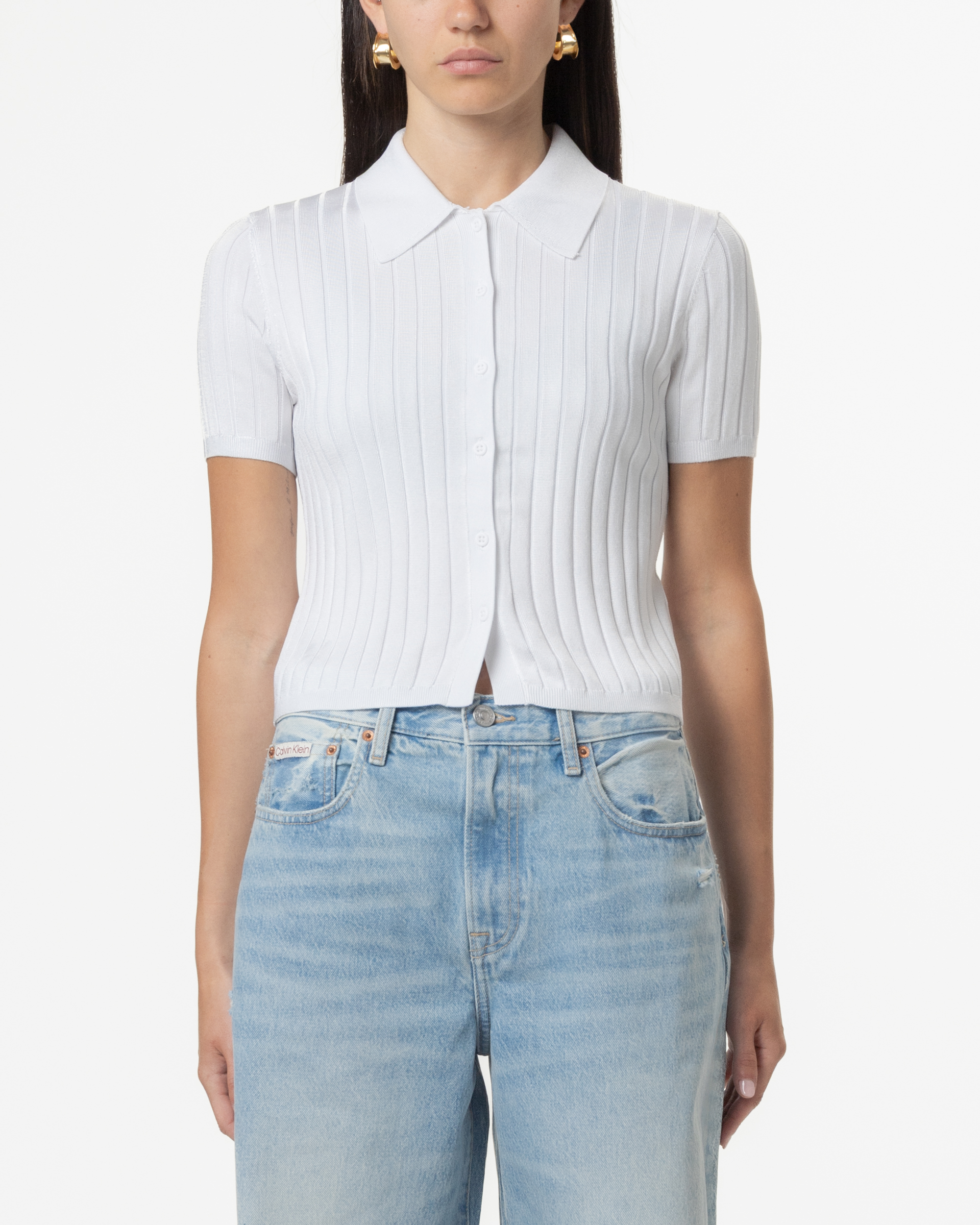 Camisa Calvin Klein Jeans LV047AB304 Branco