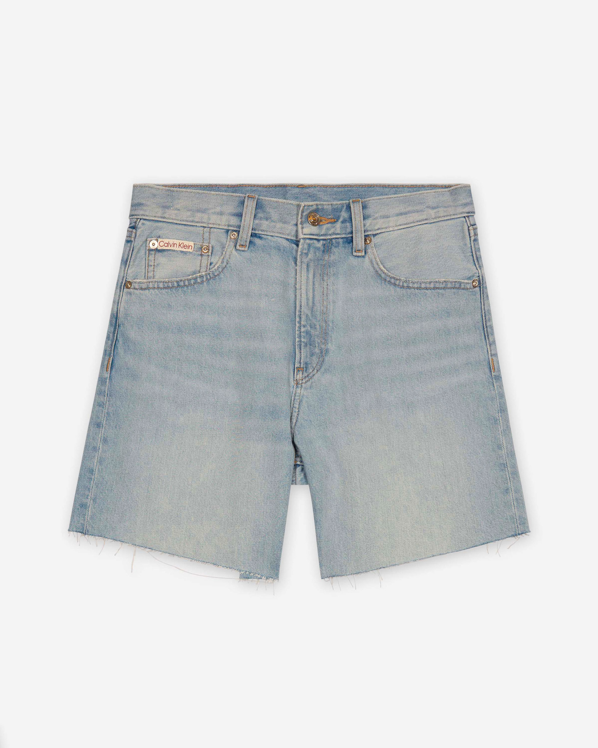 Calções de ganga Calvin Klein Jeans Washed Luther Azul