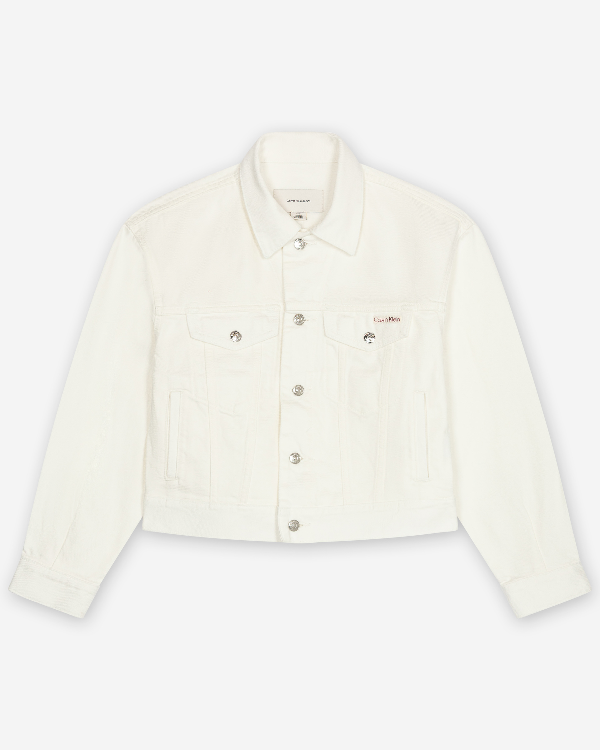 Casaco de ganga Calvin Klein Jeans LV047F776G Branco