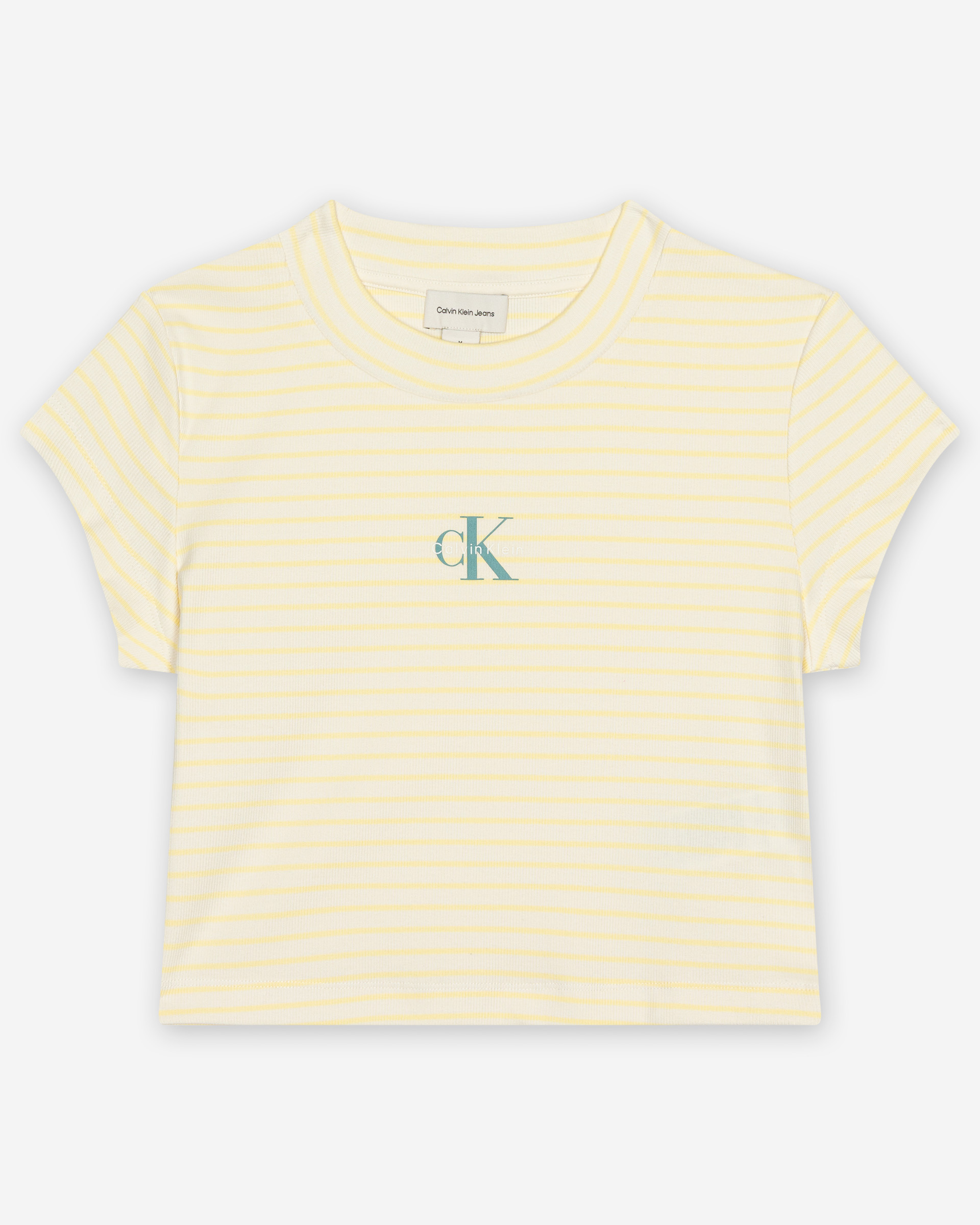 T-shirt Cropped Calvin Klein Jeans LV047F833G Bege