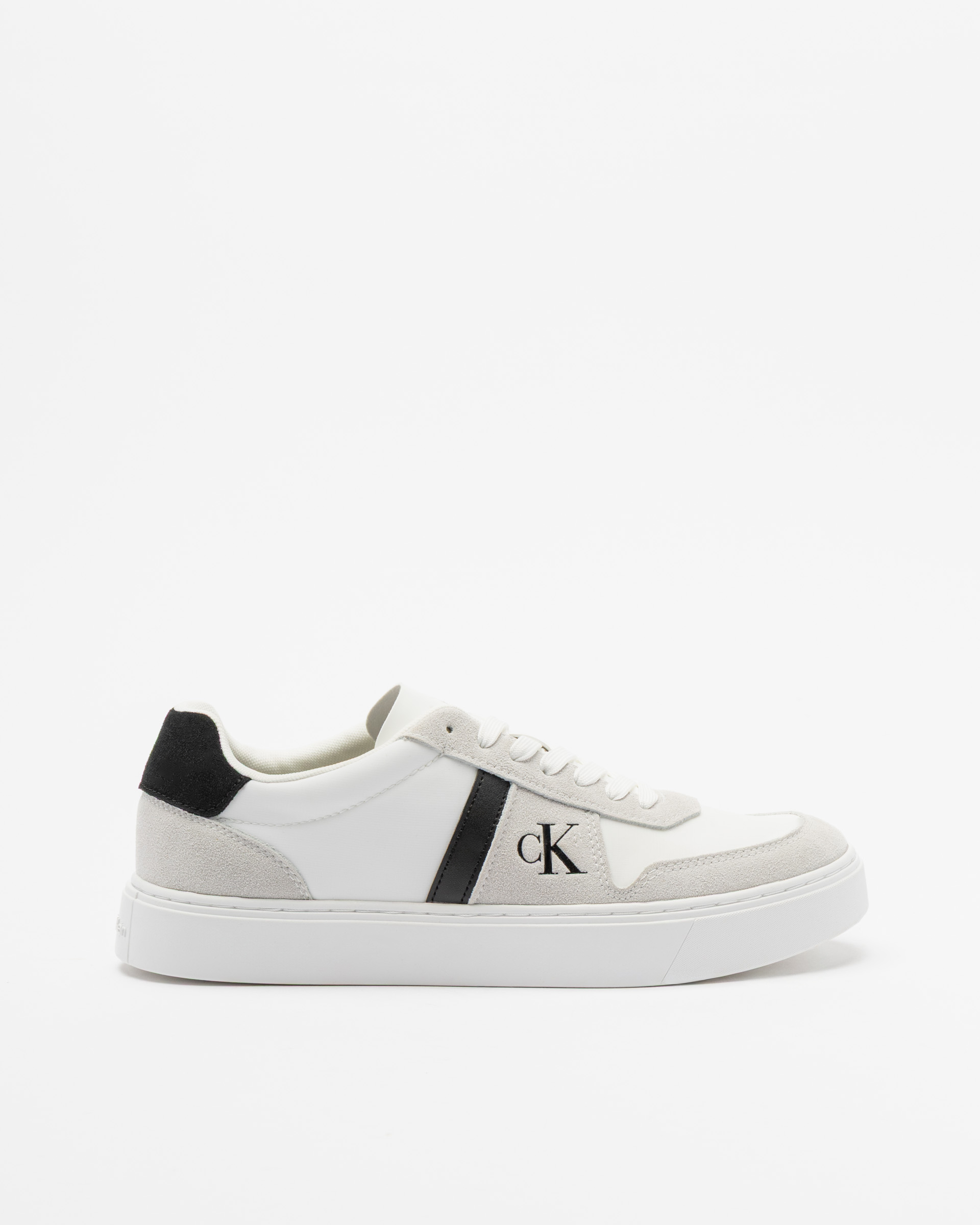 Sapatilhas Calvin Klein Classic Cups Lace Mix Emb Tongue Branco