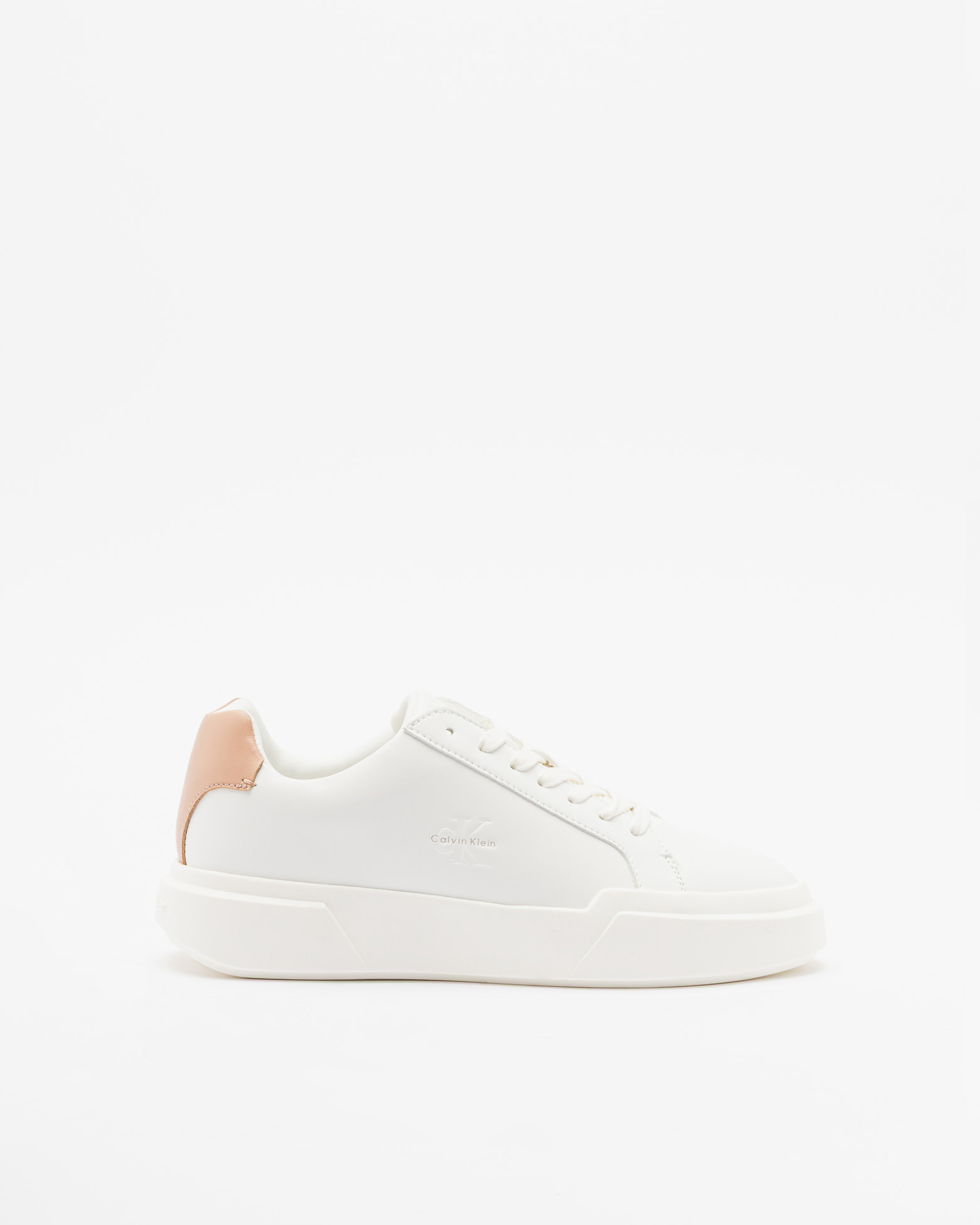 Sapatilhas brancas Calvin Klein Jeans Chunky Cupsole Laceup Branco