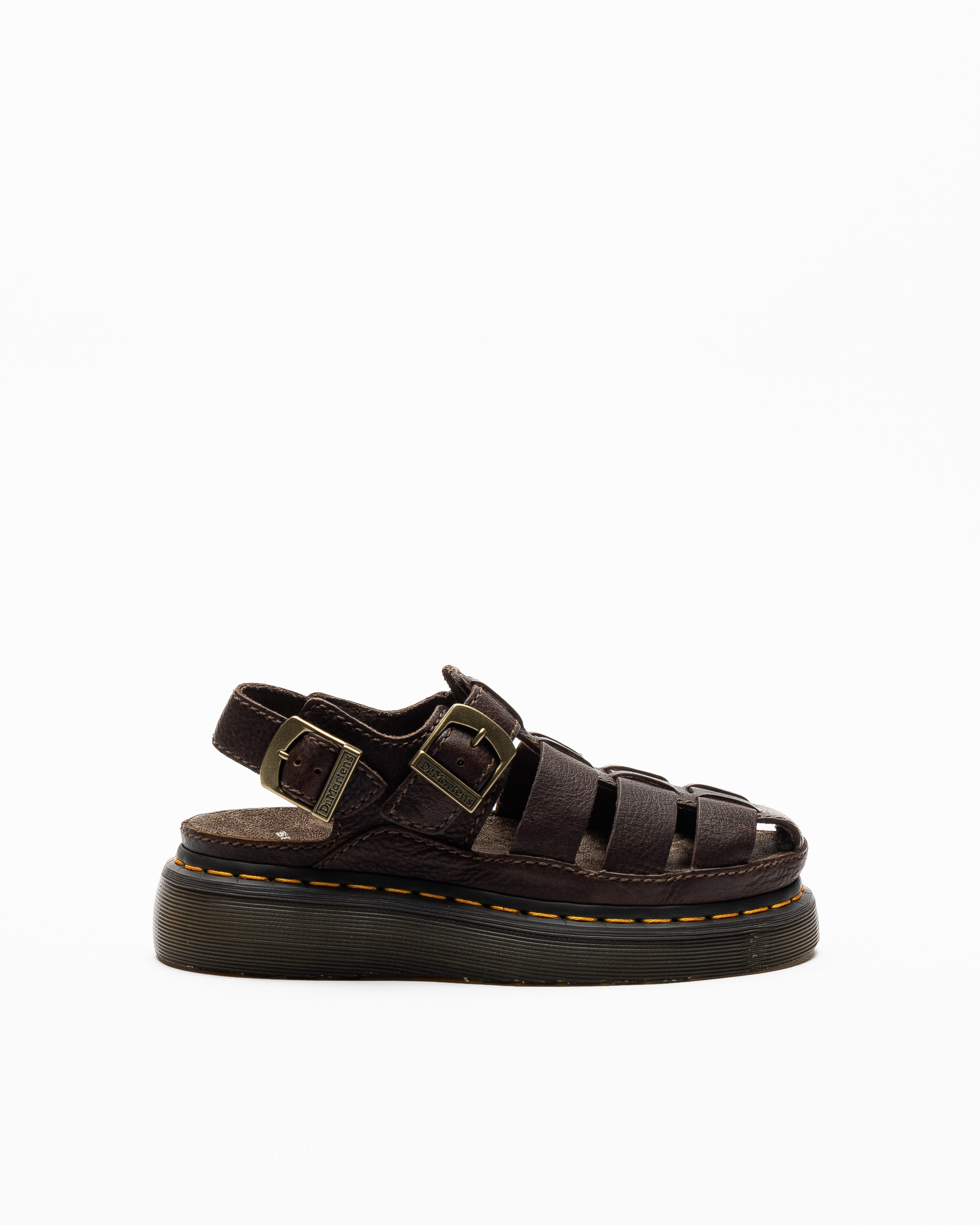 Sandálias Dr Martens Wrenlie Castanho