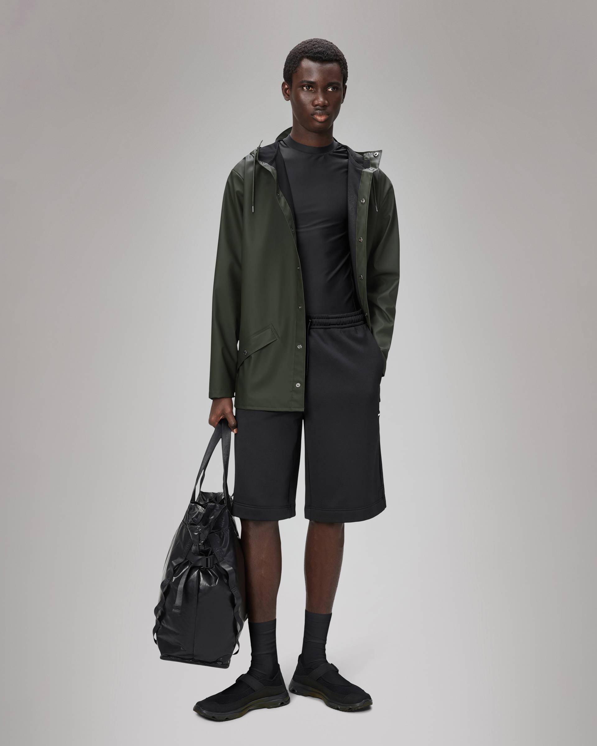 Parka impermeável Rains 12010 Verde