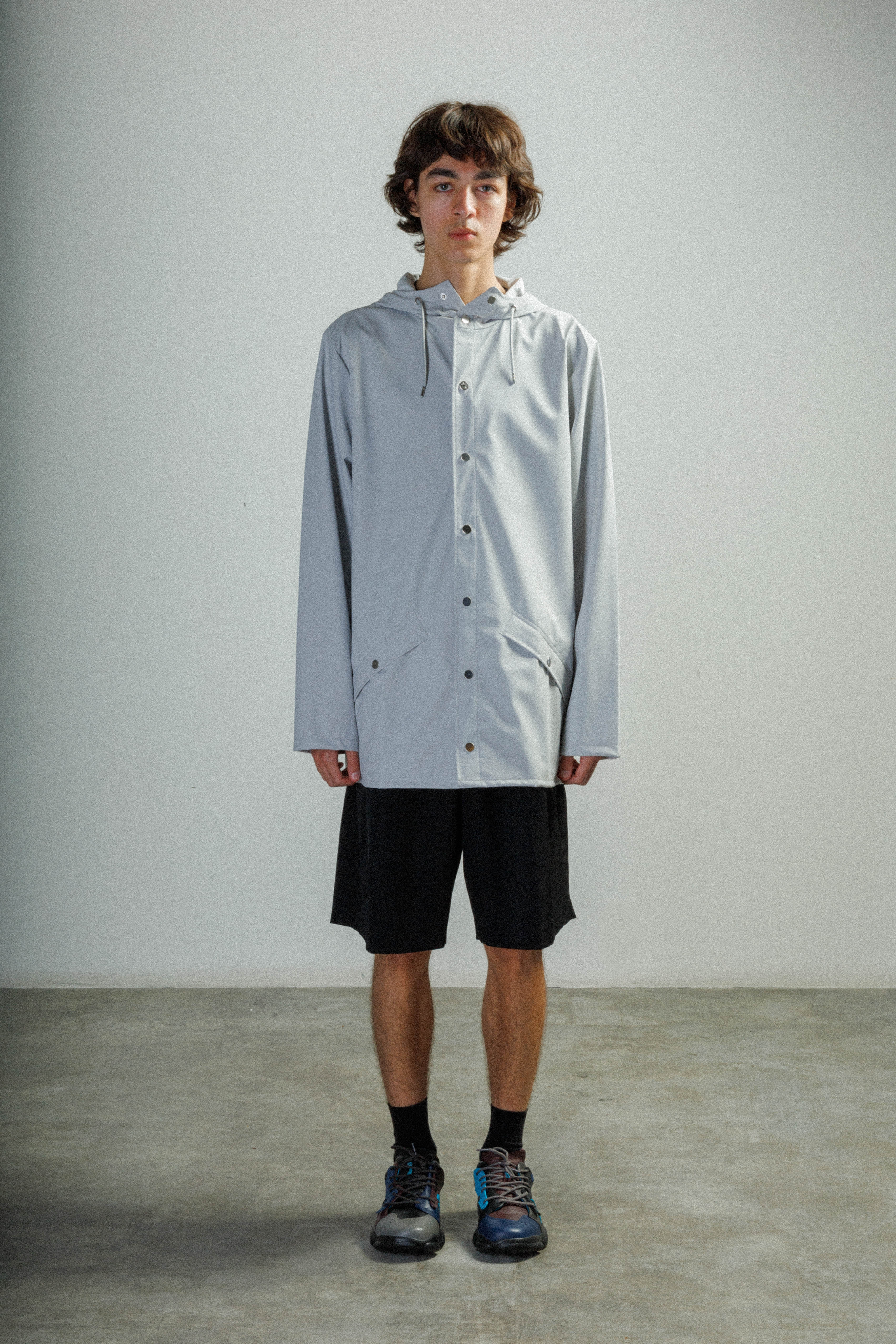 Parka impermeável Rains 12010 Cinzento