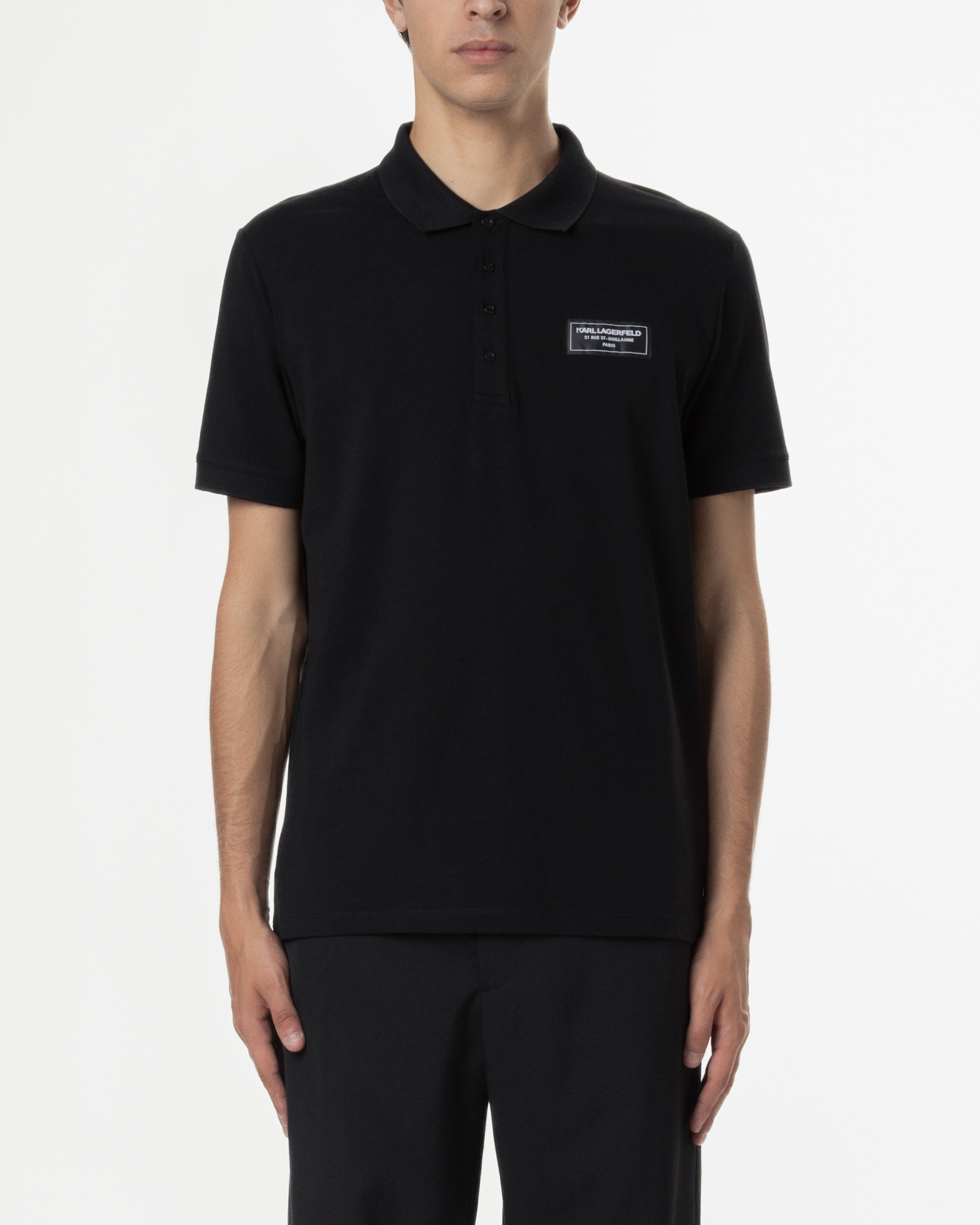 Polo Karl Lagerfeld 745019-552221 Preto