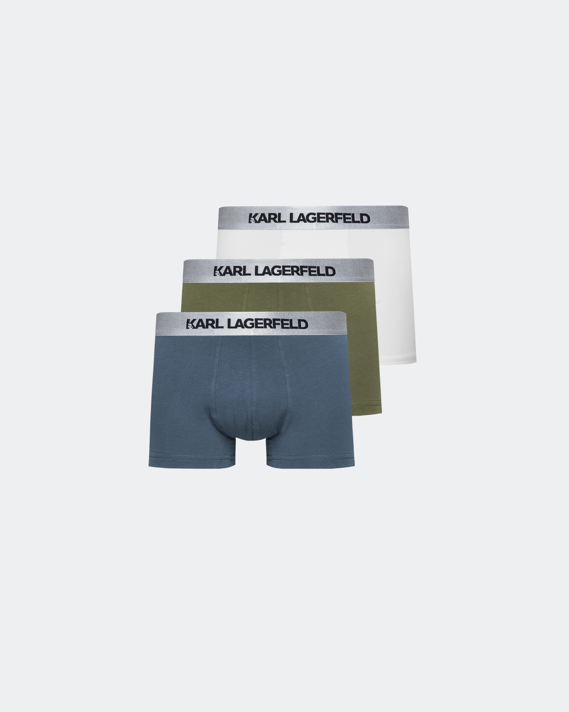 Pack 3 Boxers Karl Lagerfeld Metallic Elastic Trunk Multicor