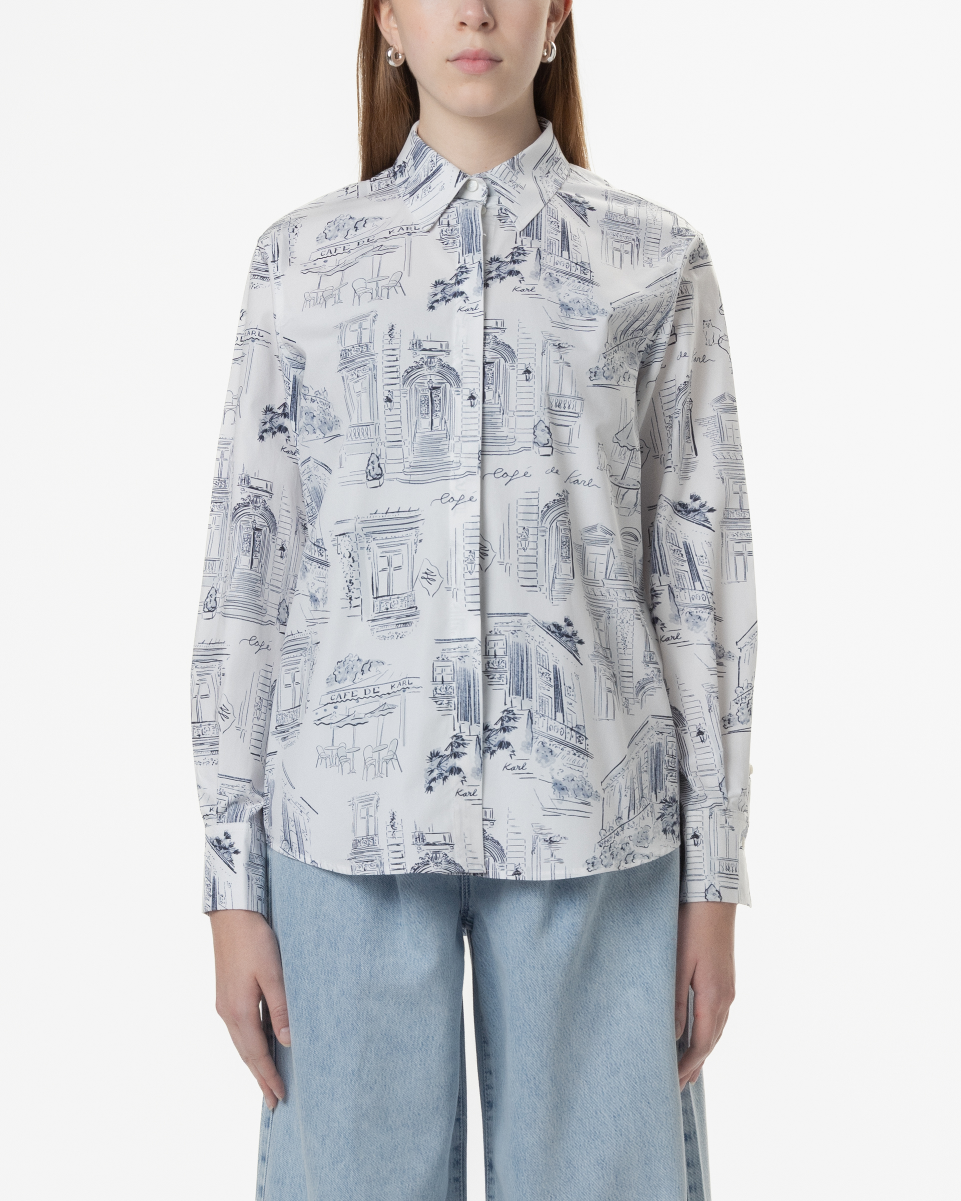 Camisa Karl Lagerfeld A2W11023 Branco