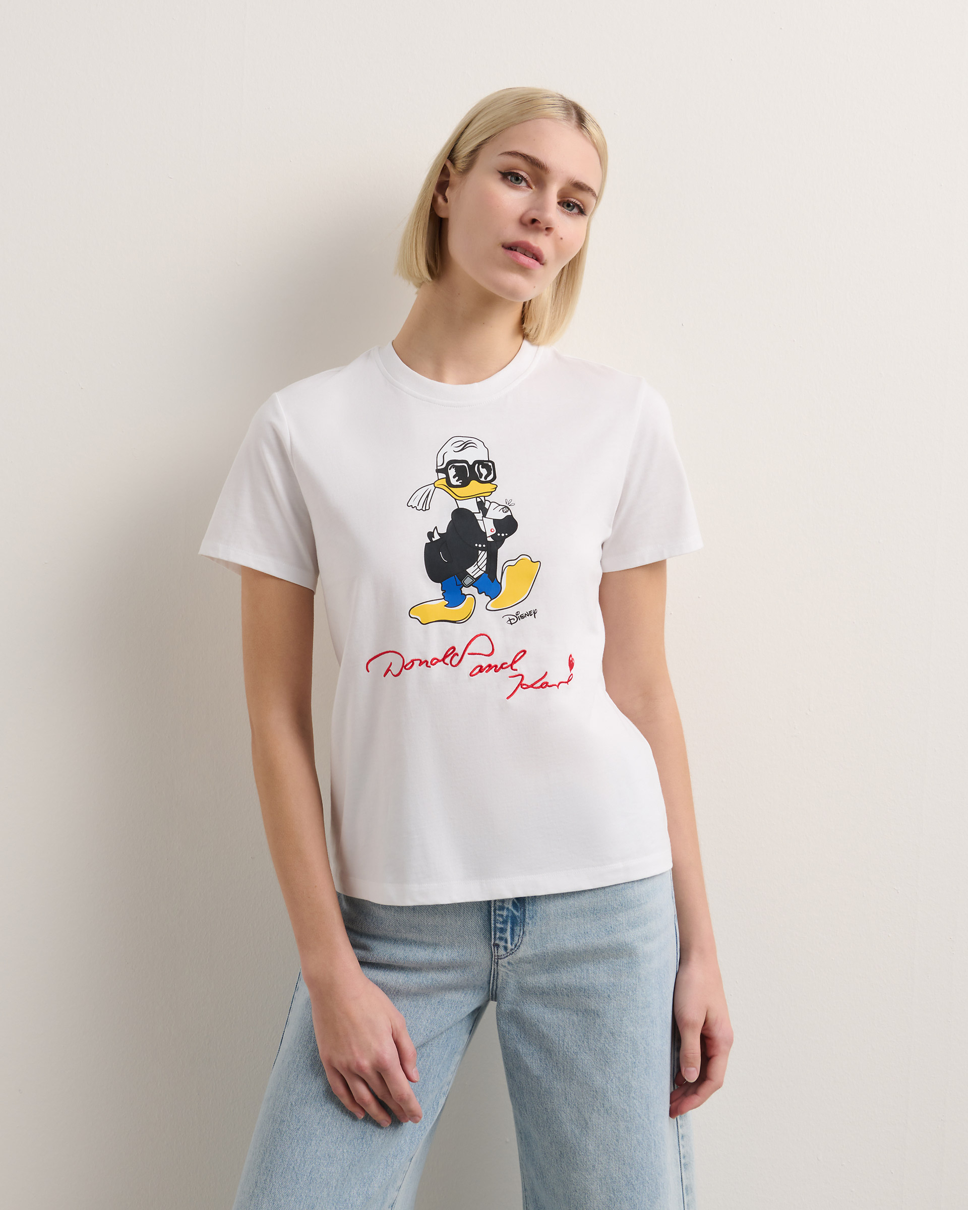 T-shirt Karl Lagerfeld KL X Disney Regular Branco