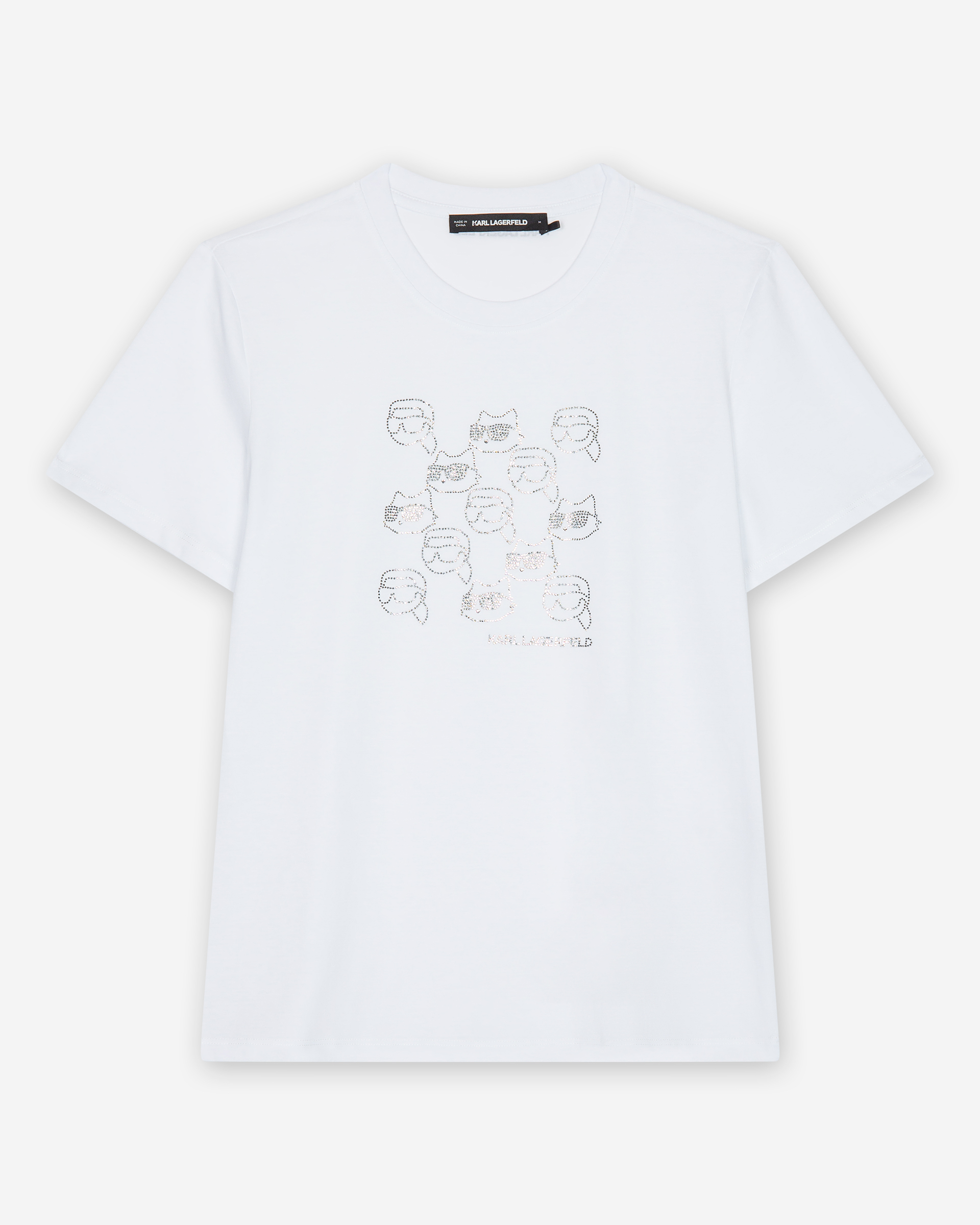 T-shirt Karl Lagerfeld Ikon Seasonal RS Branco