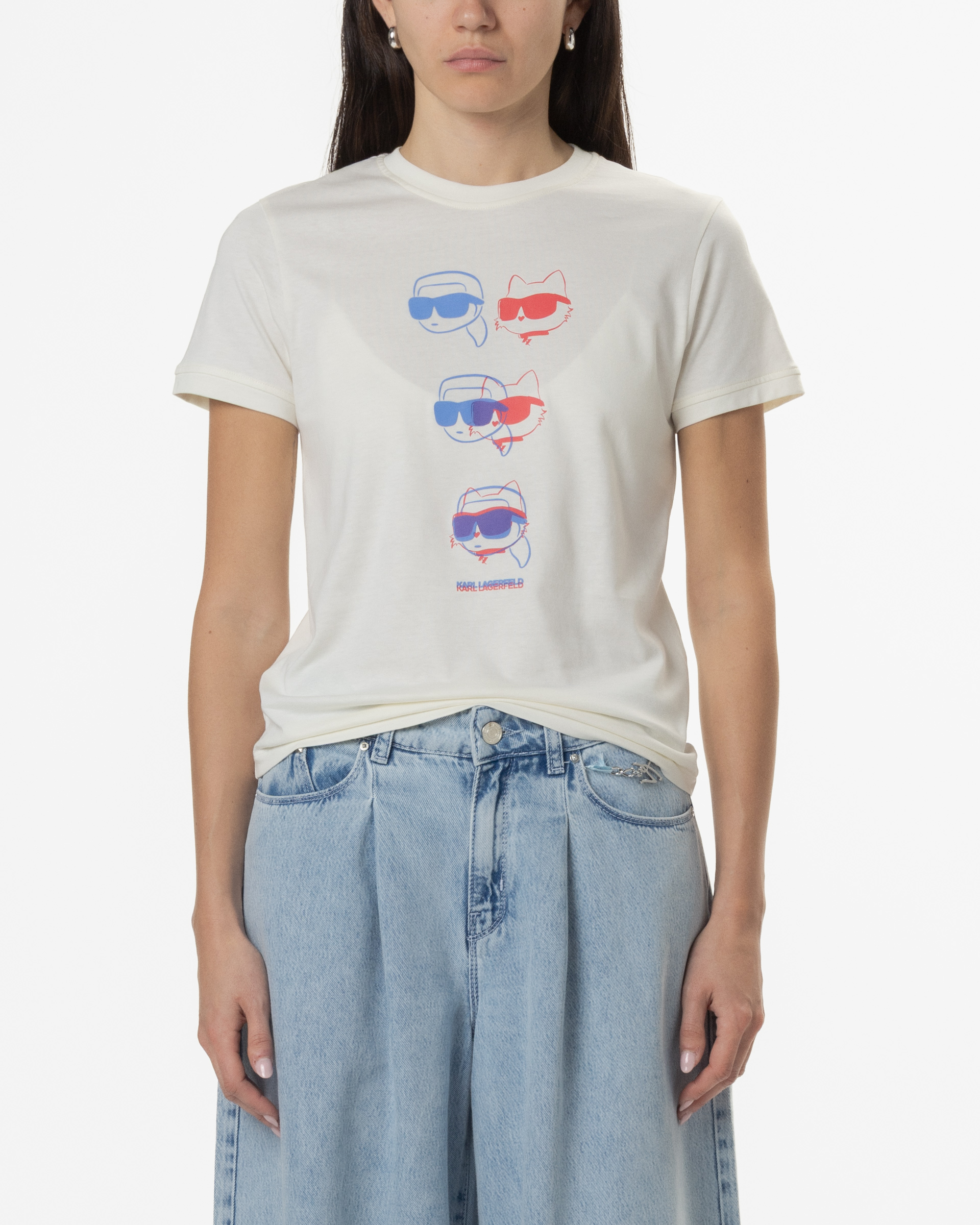 T-shirt Karl Lagerfeld A2W17112 Branco