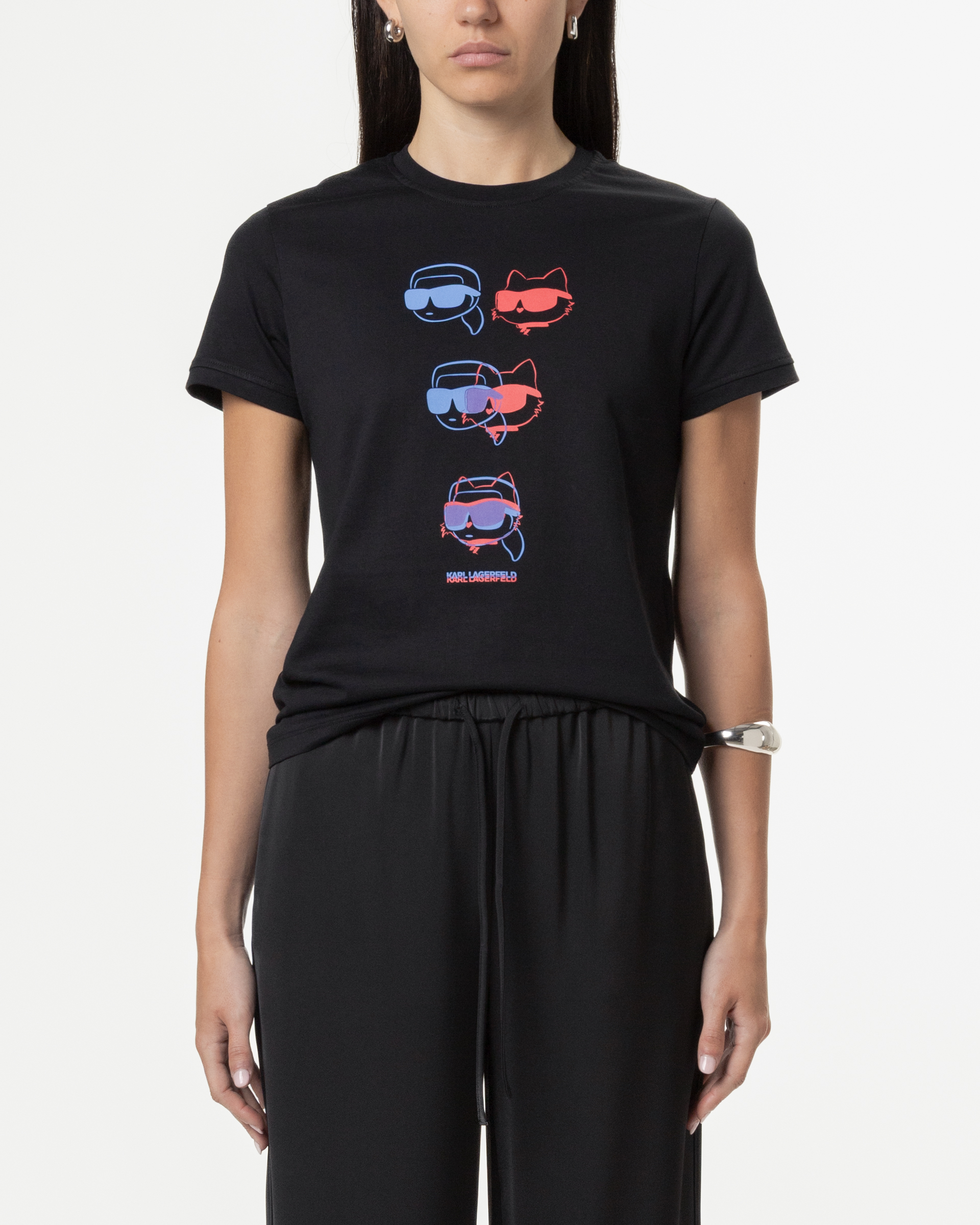 T-shirt Karl Lagerfeld A2W17112 Preto