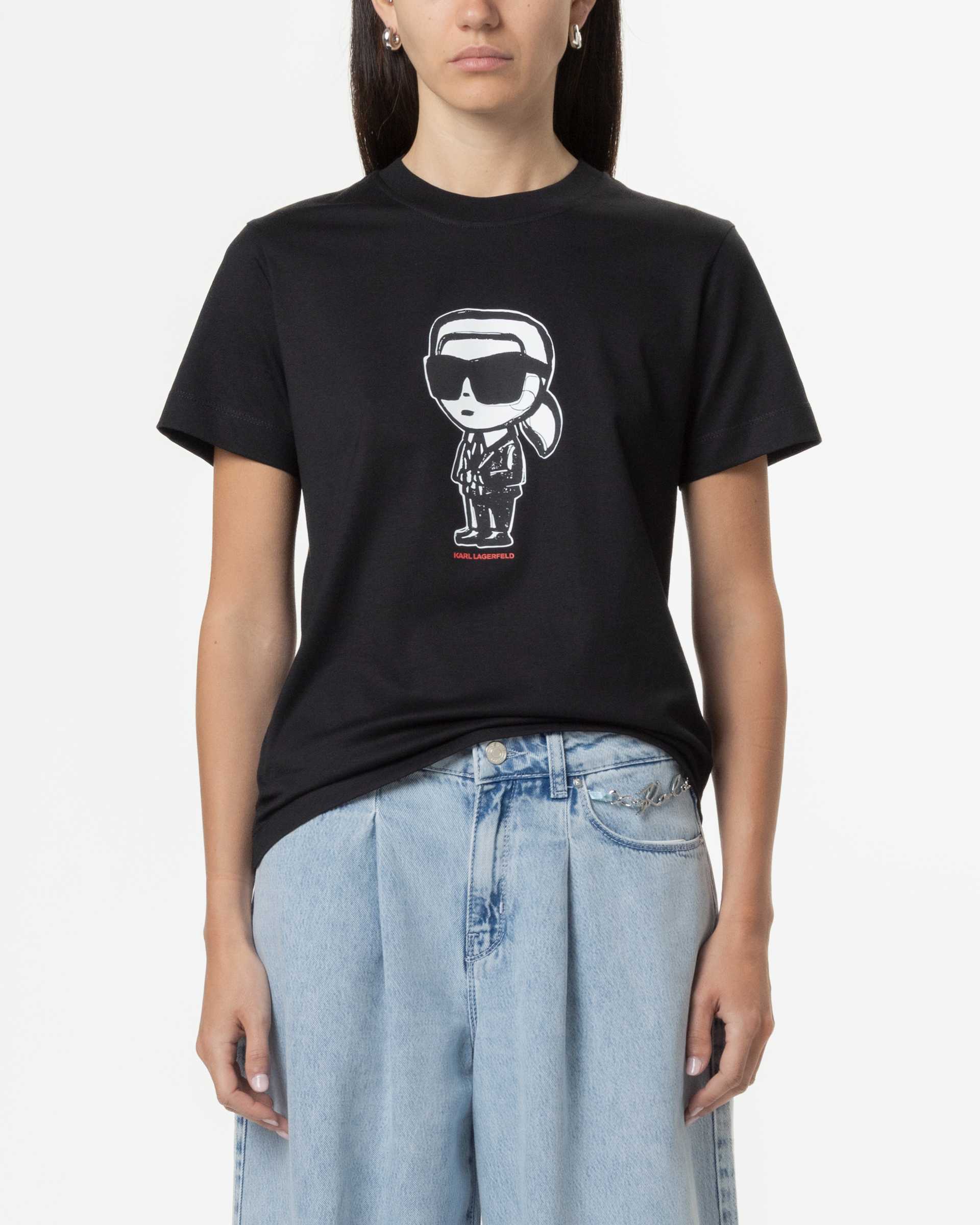 T-shirt Karl Lagerfeld A1W17126 Preto