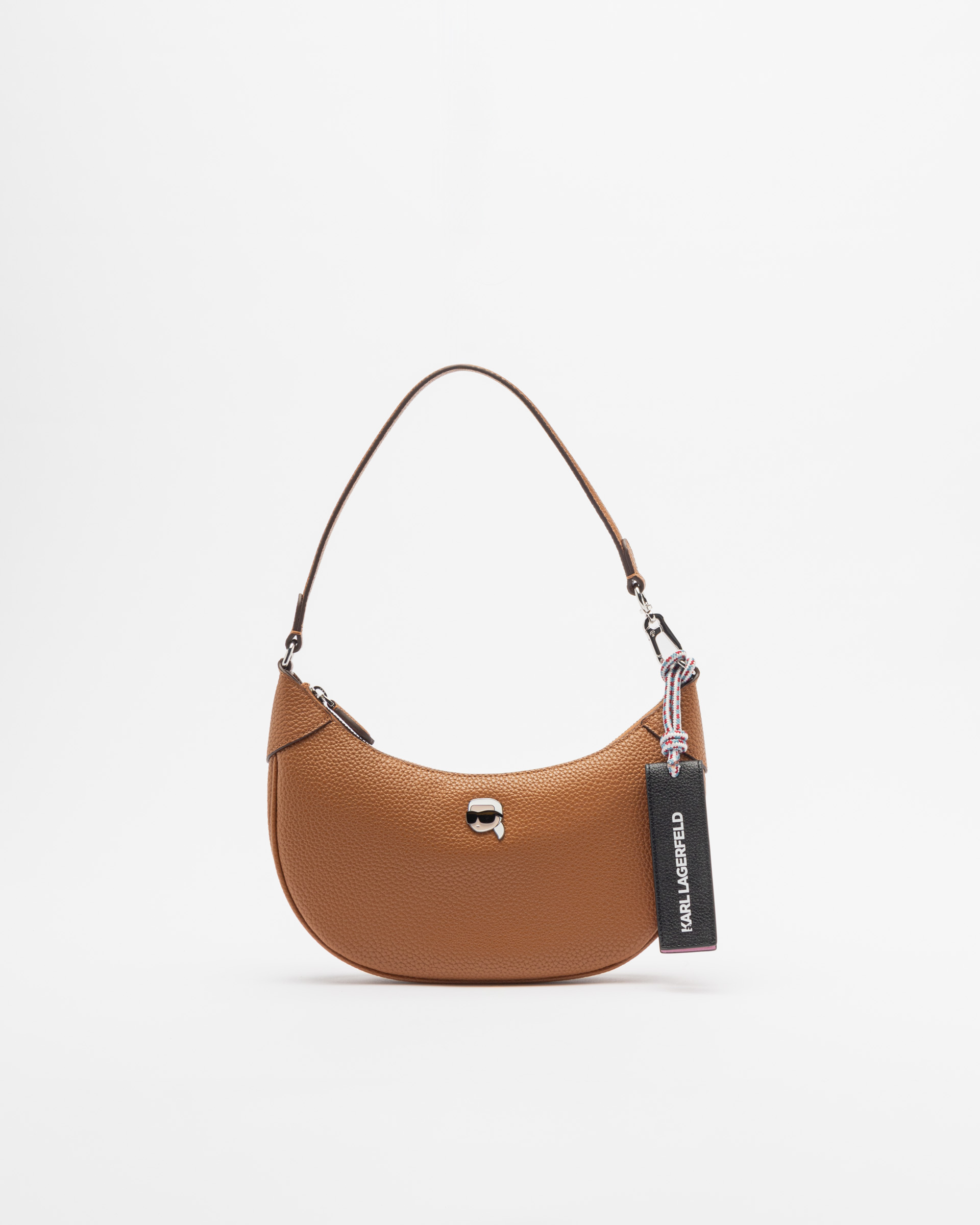 Mala hobo Karl Lagerfeld Ikon Pebble Hal Moon Shb Camel