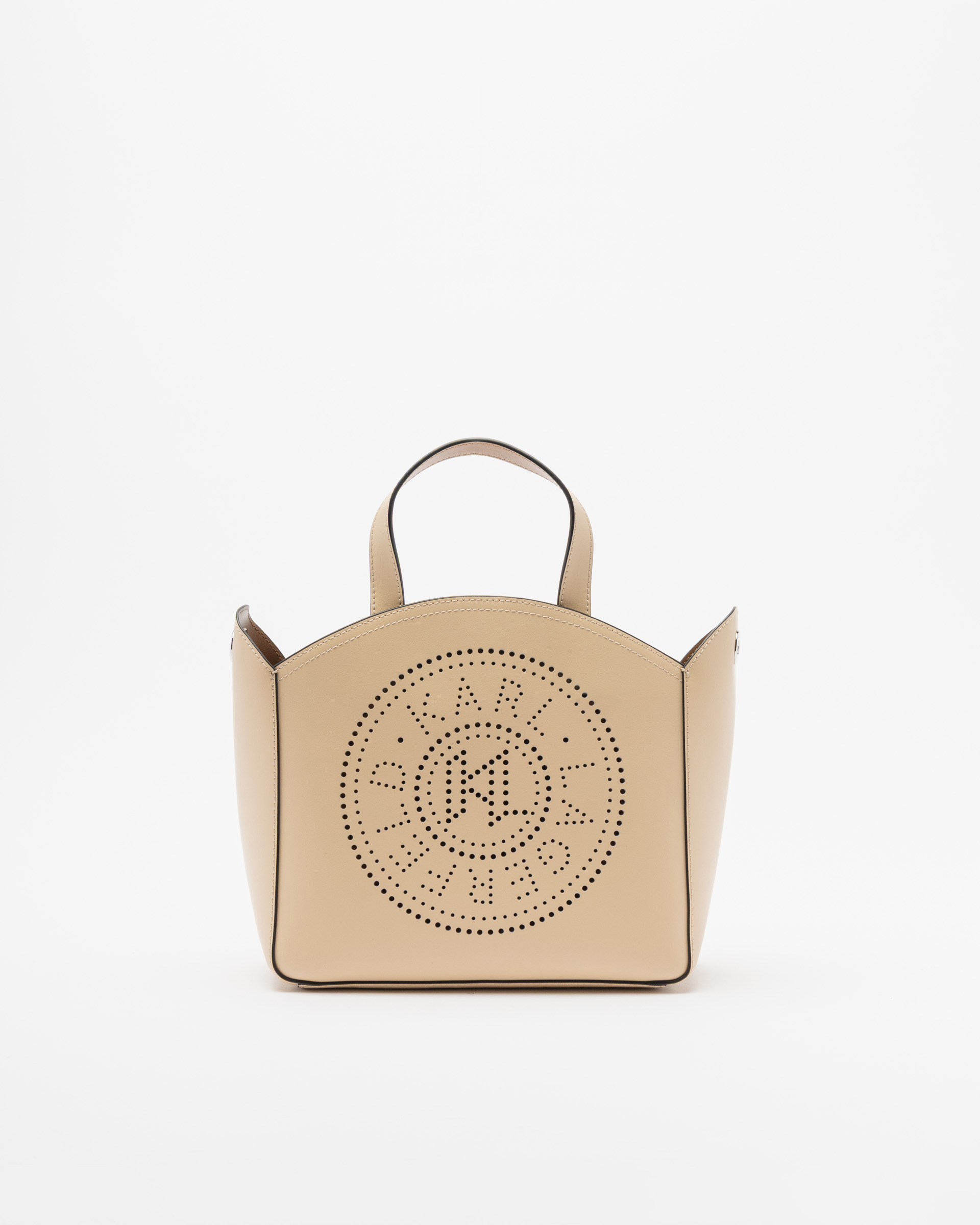 Mala tote bag Karl Lagerfeld K/CIRCLE PERFORATED SMALL TOTE BAG Bege