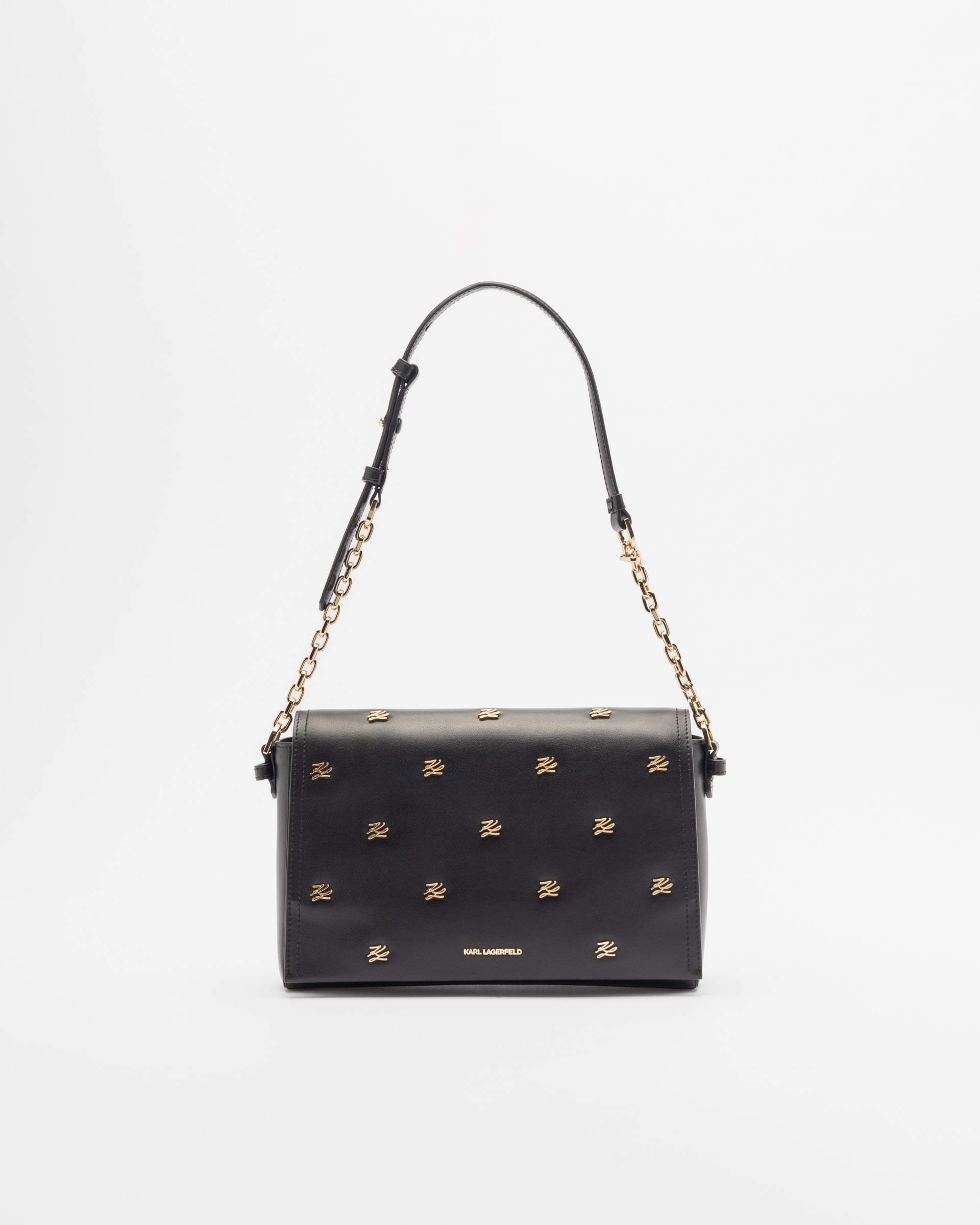 Mala de ombro Karl Lagerfeld K/Autograph Shoulderbag Pins Preto