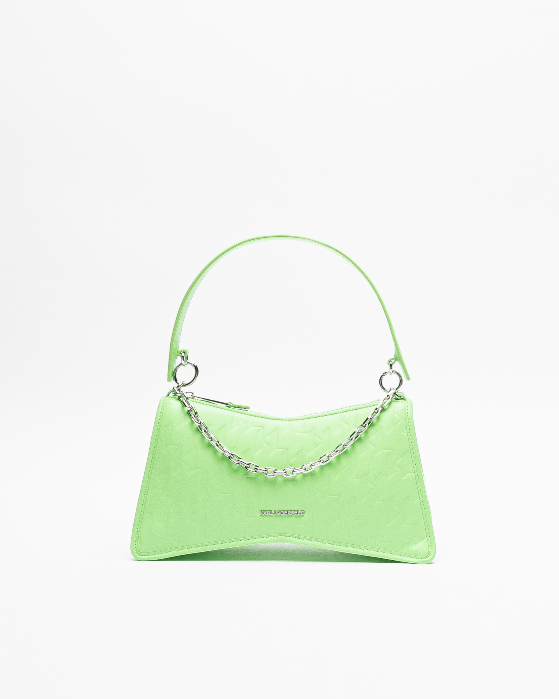 Mala de ombro Karl Lagerfeld K/Seven Element SHB Embossed Verde