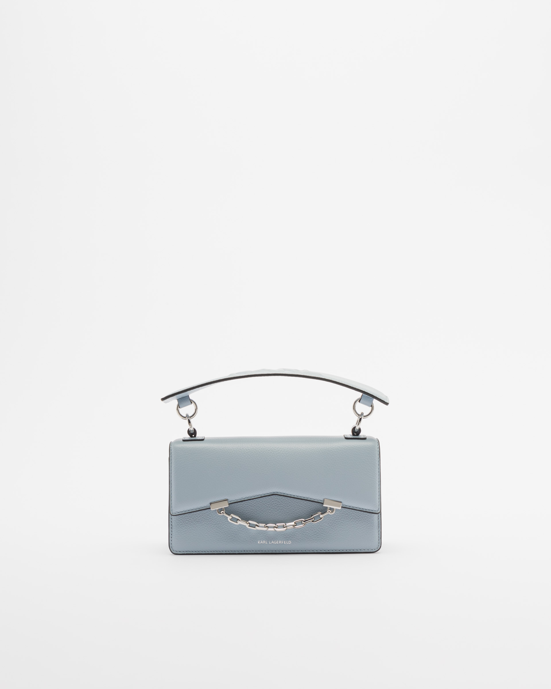 Mala de mão Karl Lagerfeld K/SEVEN GRAINY CROSSBODY BAG Azul