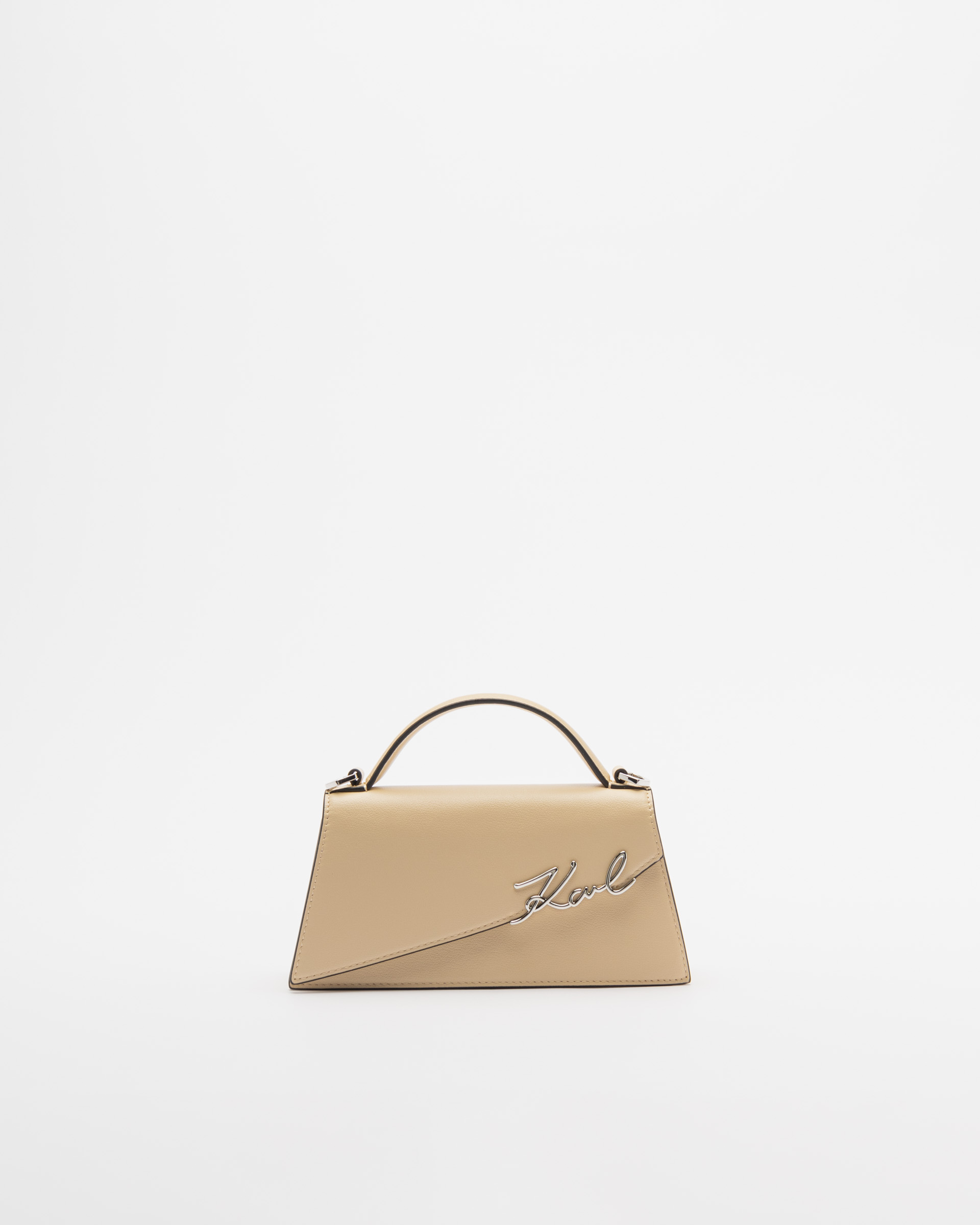 Mala de mão Karl Lagerfeld K/SIGNATURE SLIM CROSSBODY BAG Bege